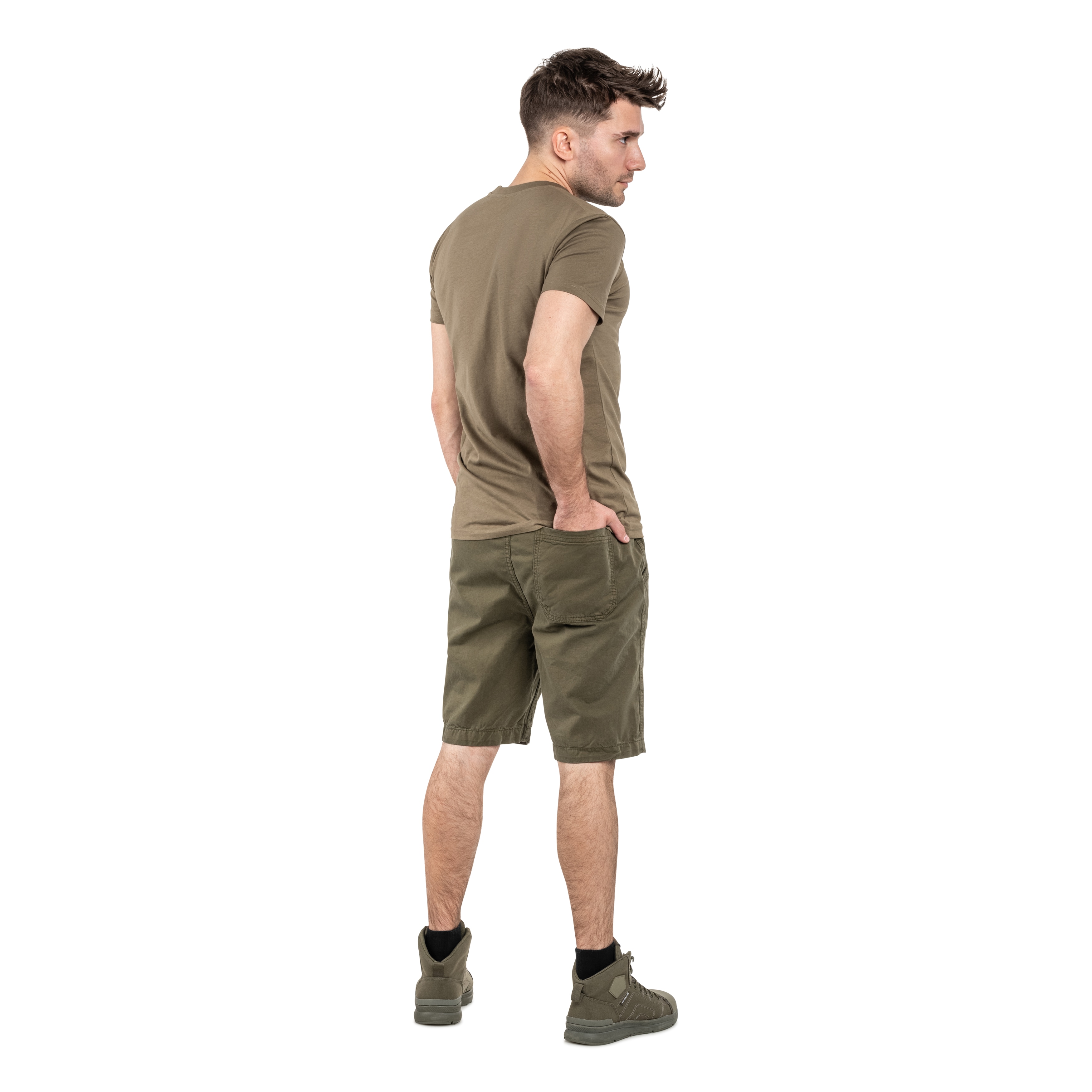 Alpha Industries - Basic Cotton Short - Shorts - Dark Olive