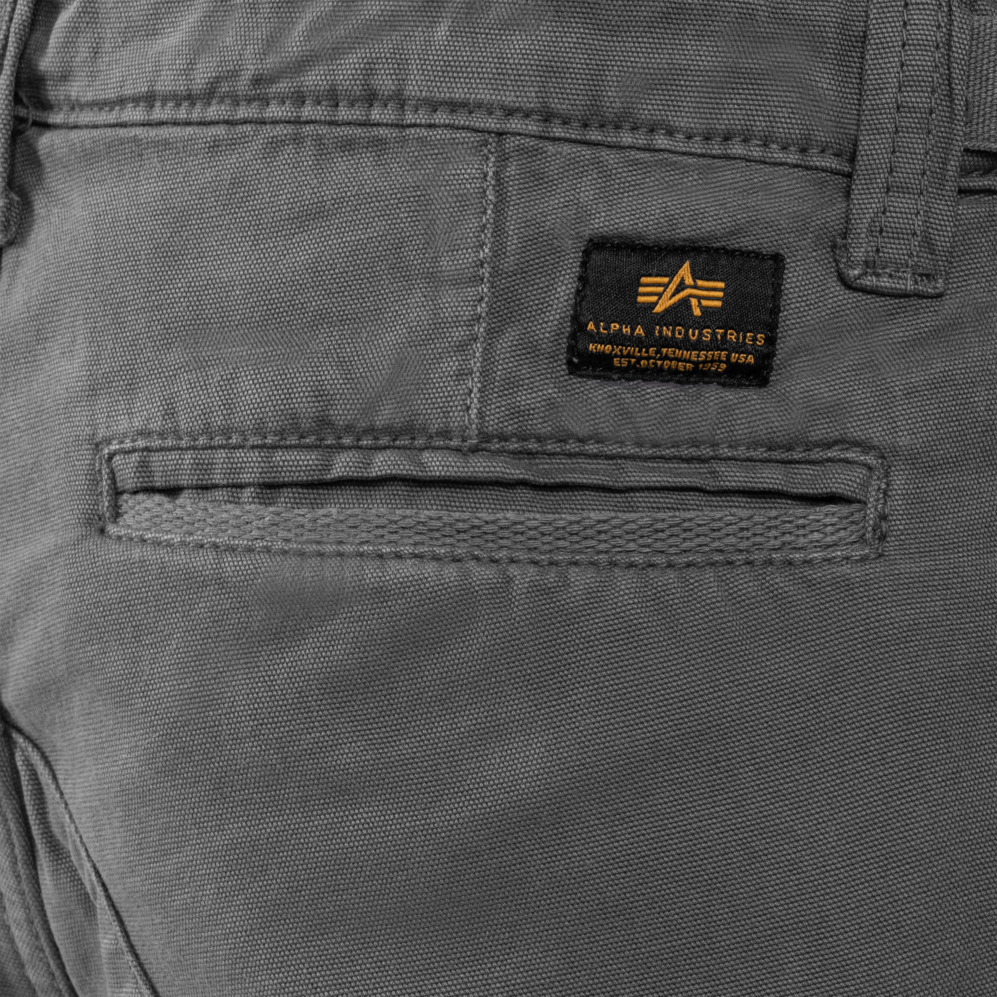 Alpha Industries - Canvas Cargo Shorts - Vintage Grey