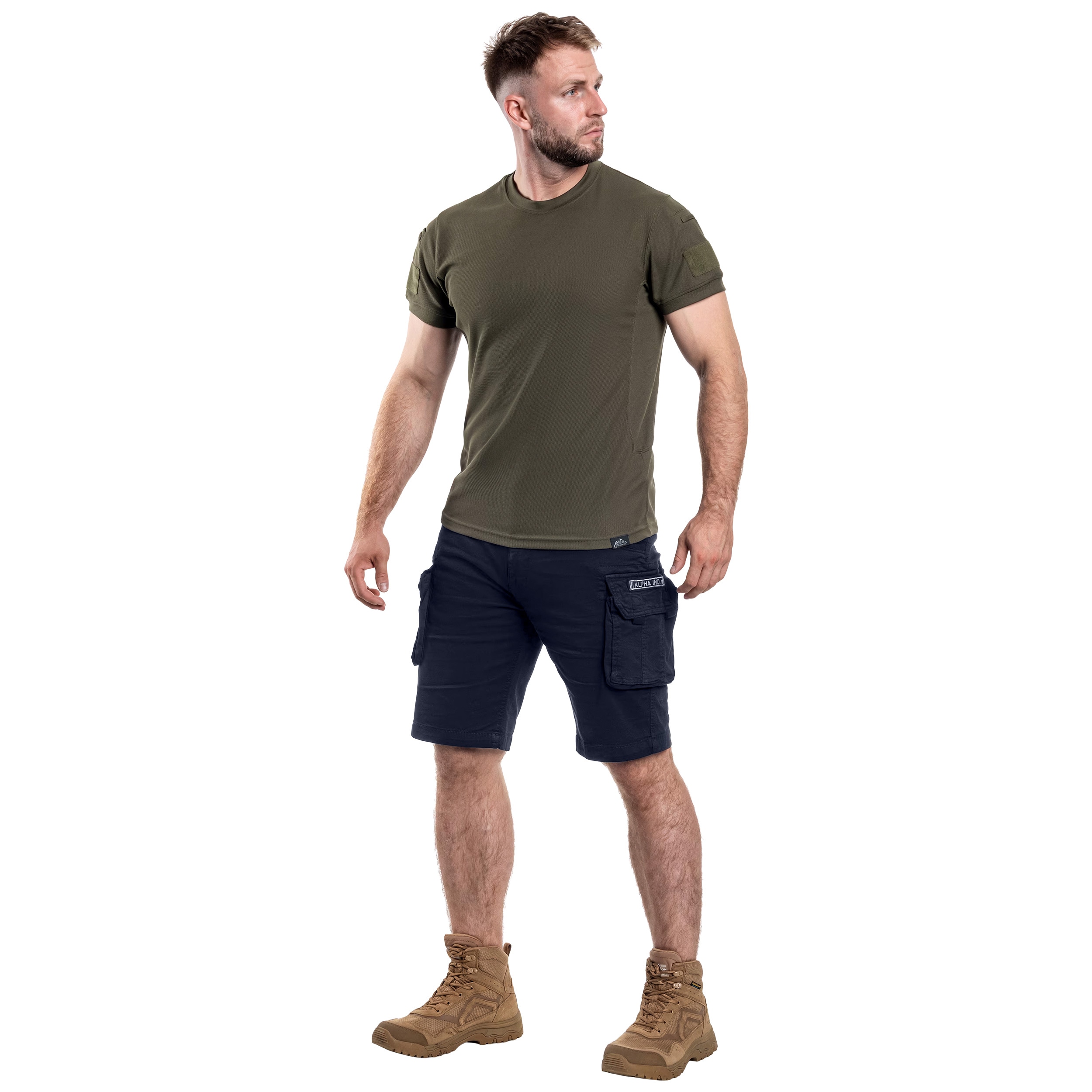 Alpha - Industries Crew Short Shorts - Replica Blue