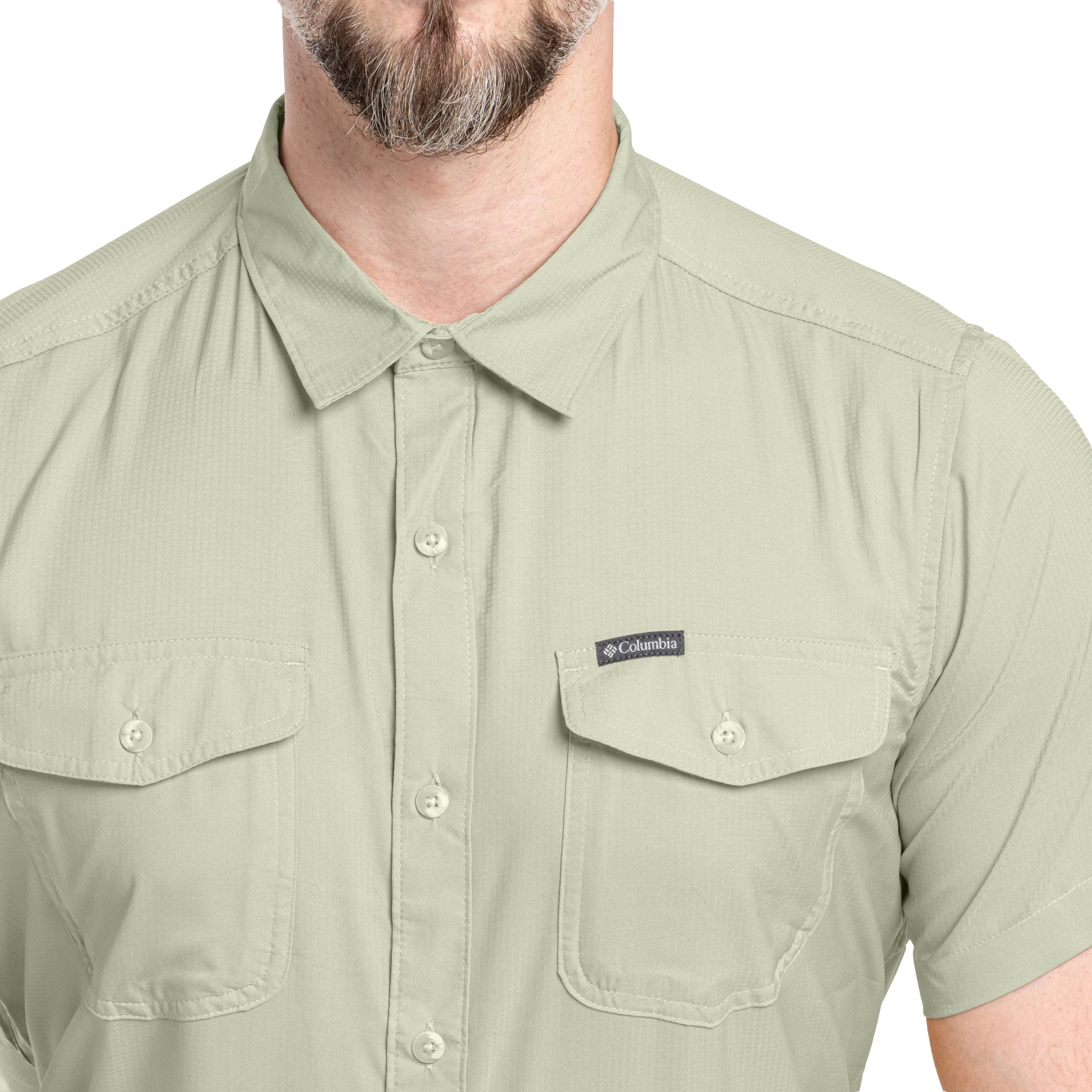 Columbia - Utilizer II Solid Short Sleeve - Hemd - Safari