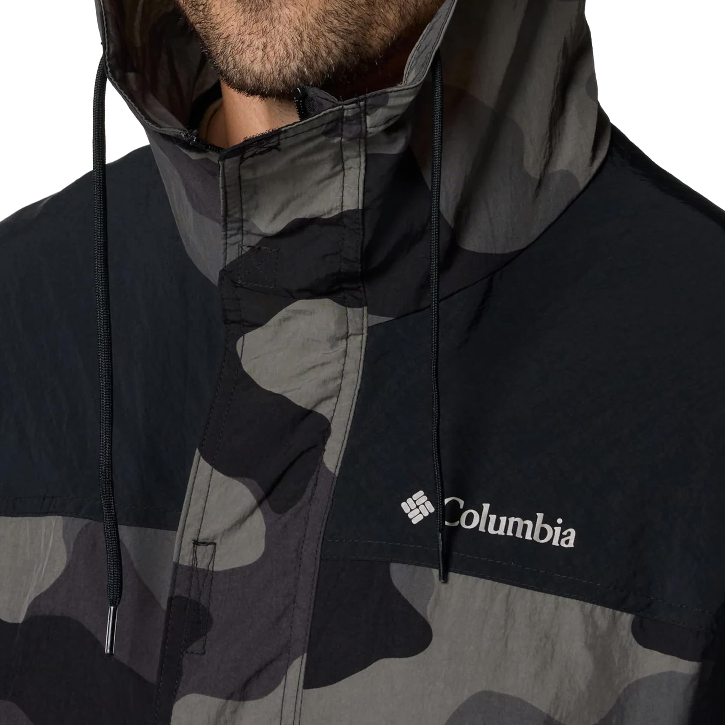 Columbia - Challenger II Printed Windbreaker Jacke - Black Mod Camo/Black