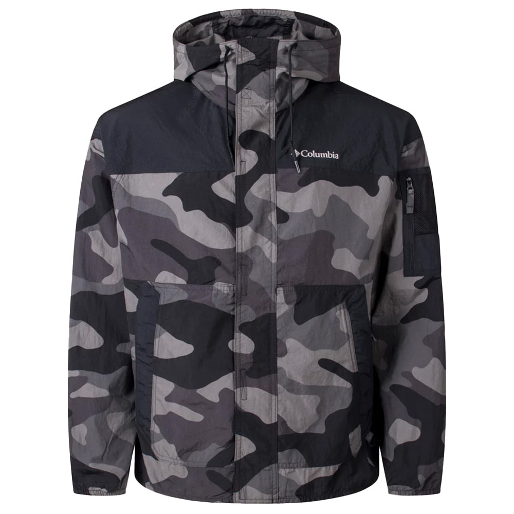 Columbia - Challenger II Printed Windbreaker Jacke - Black Mod Camo/Black