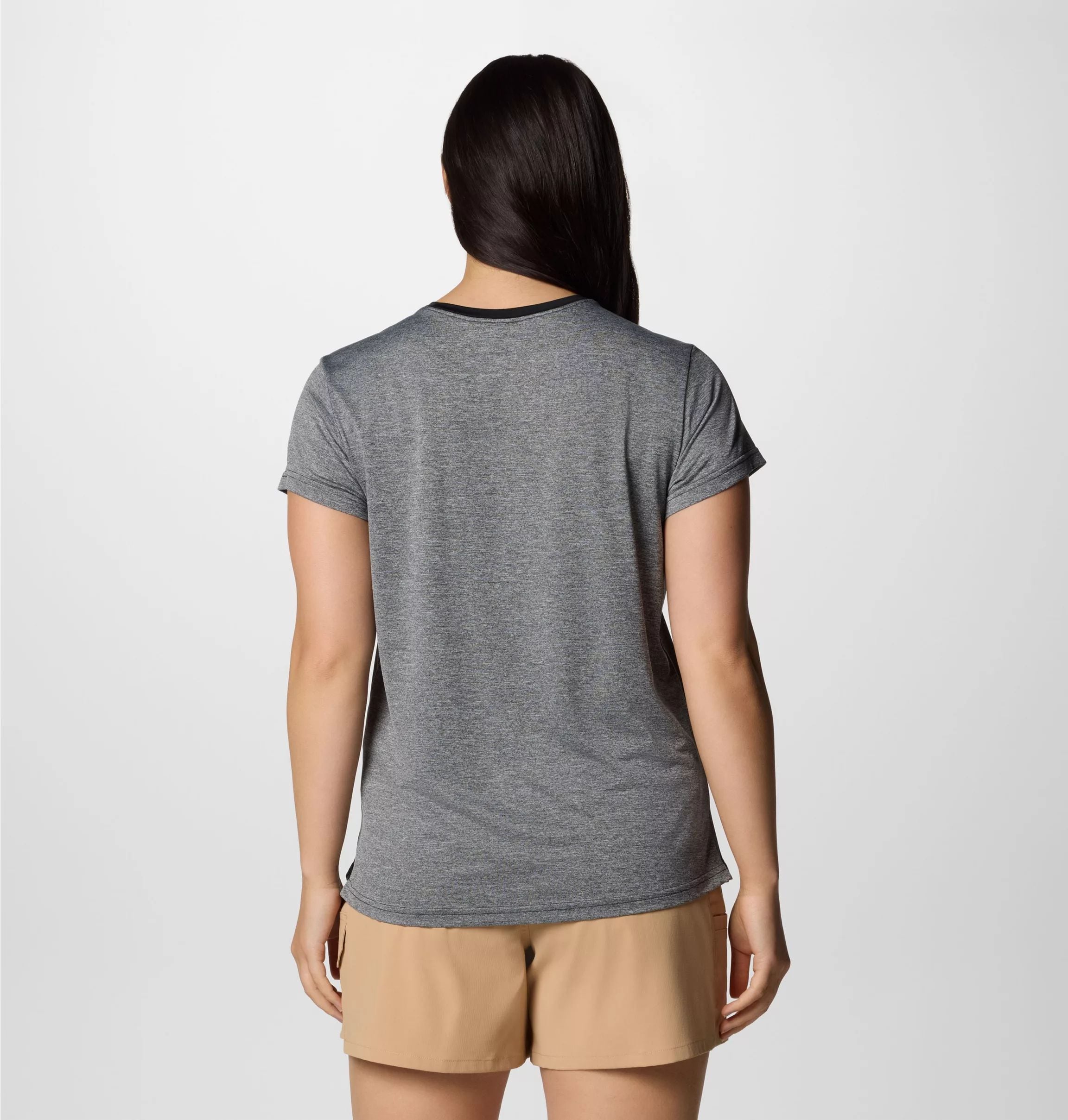 Columbia - Bluevista Hill Short Sleeve Crew - Damen-T-Shirt - Black Heather