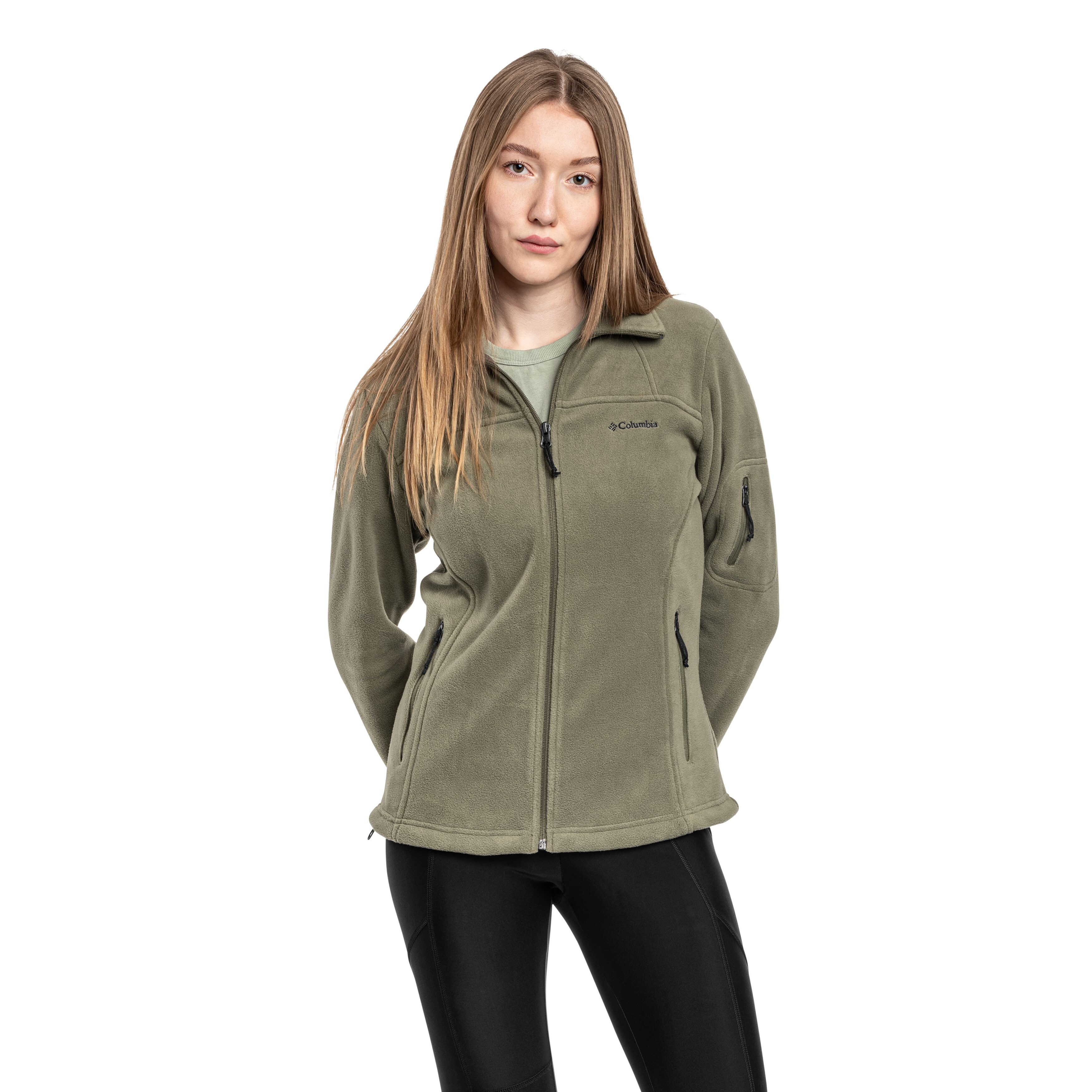 Columbia - Fast Trek II Damen-Fleece - Stone Green