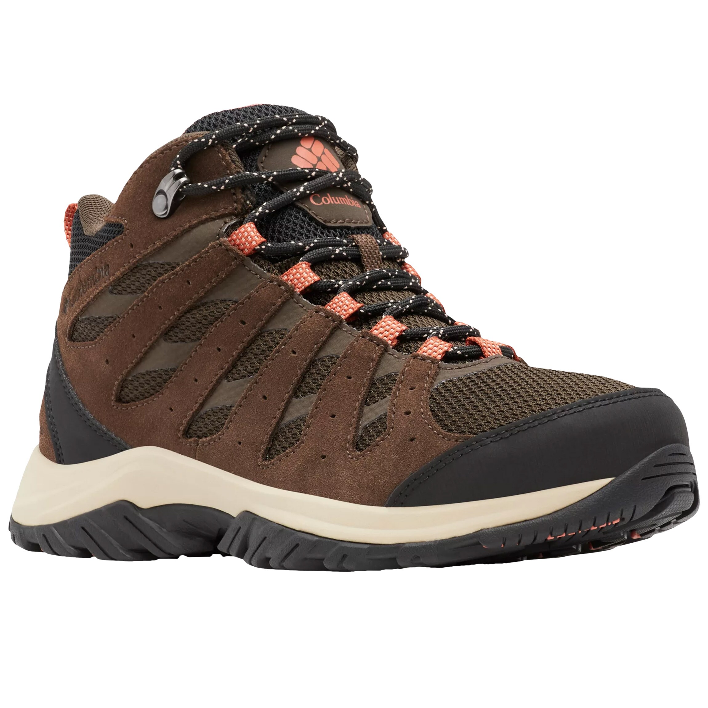 Columbia - Redmond III MID Waterproof Damenschuhe - Cordovan/Dark Coral