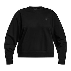 4F - F1765 Damen Sweatshirt - Schwarz