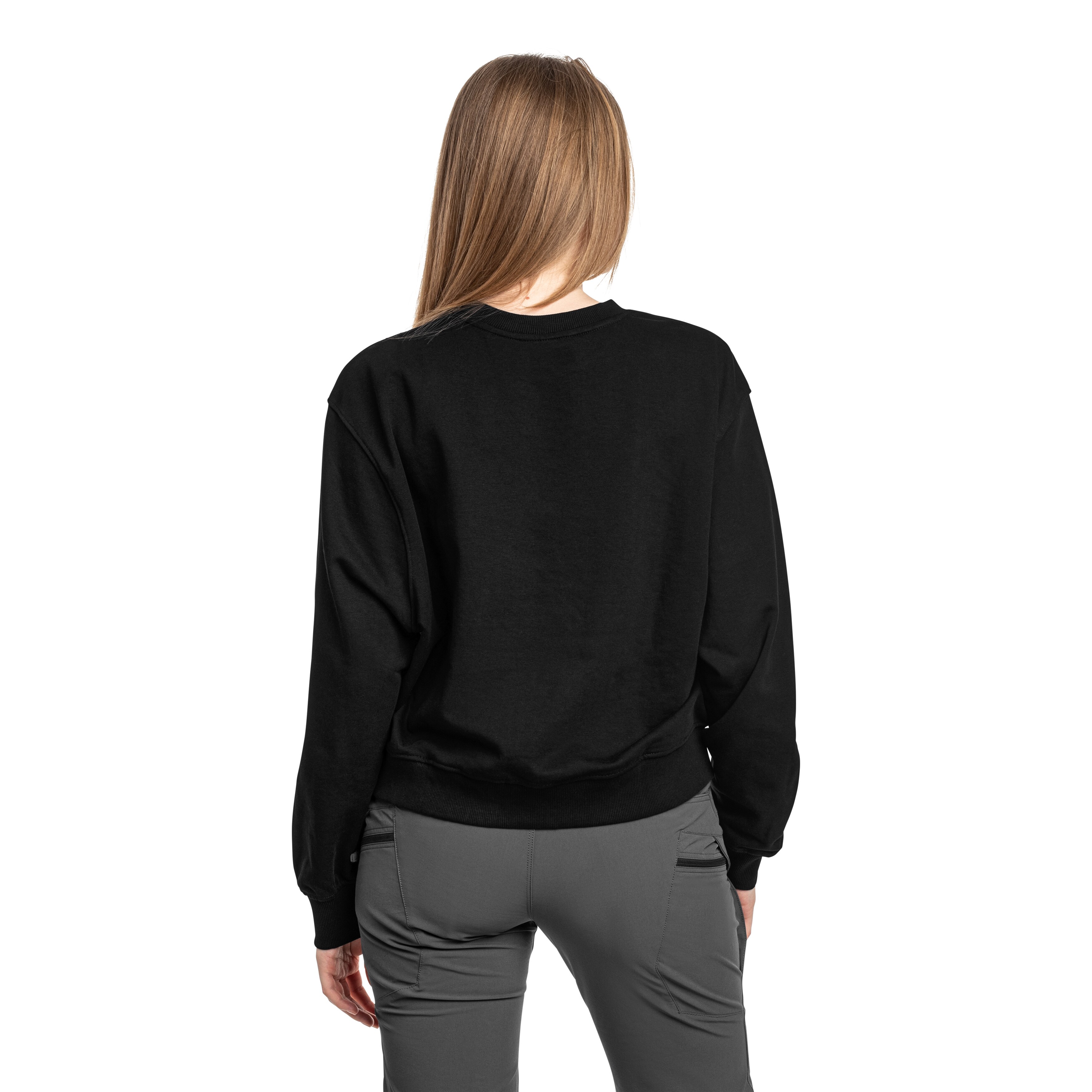 4F - F1765 Damen Sweatshirt - Schwarz