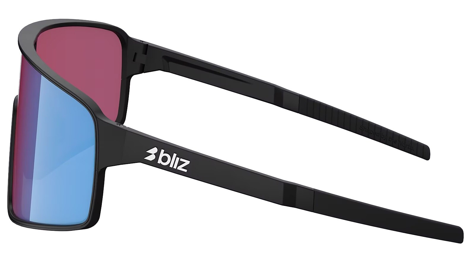 Bliz - P001 XL Sonnenbrille - Matte Black/Rose/Violet Mirror Blue