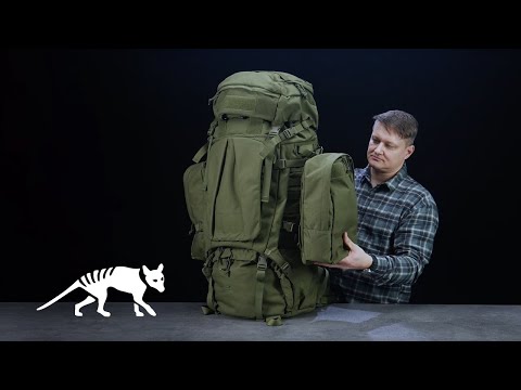 Tasmanian - Tiger Mil Ops Pack Rucksack 80+24 l - Black