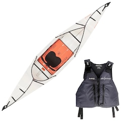 Oru Kayak Beach LT Kanu + Oru Kayak PFD Schwimmweste - Set