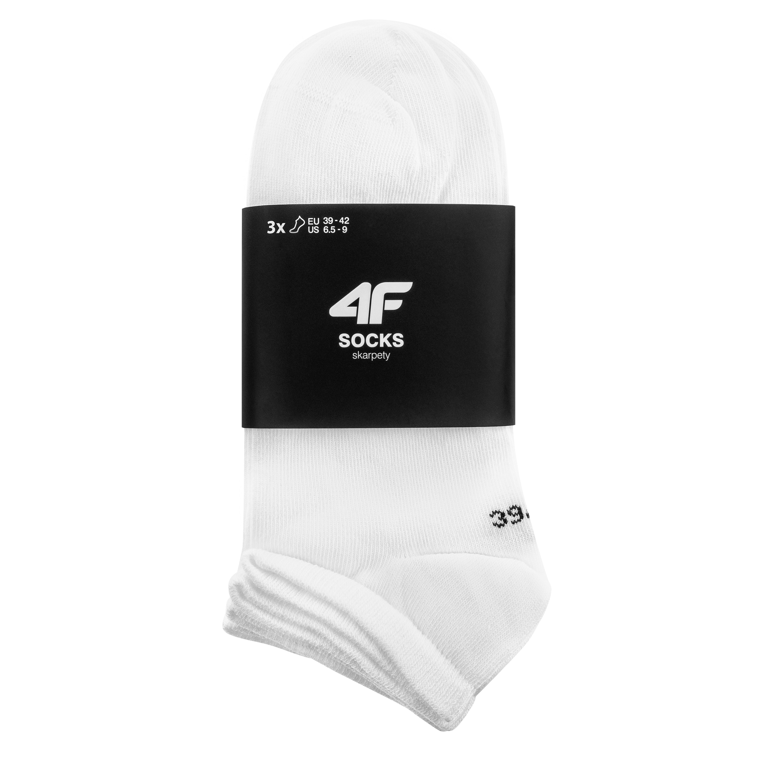 4F - M442 Socken Weiß - 3 Paar