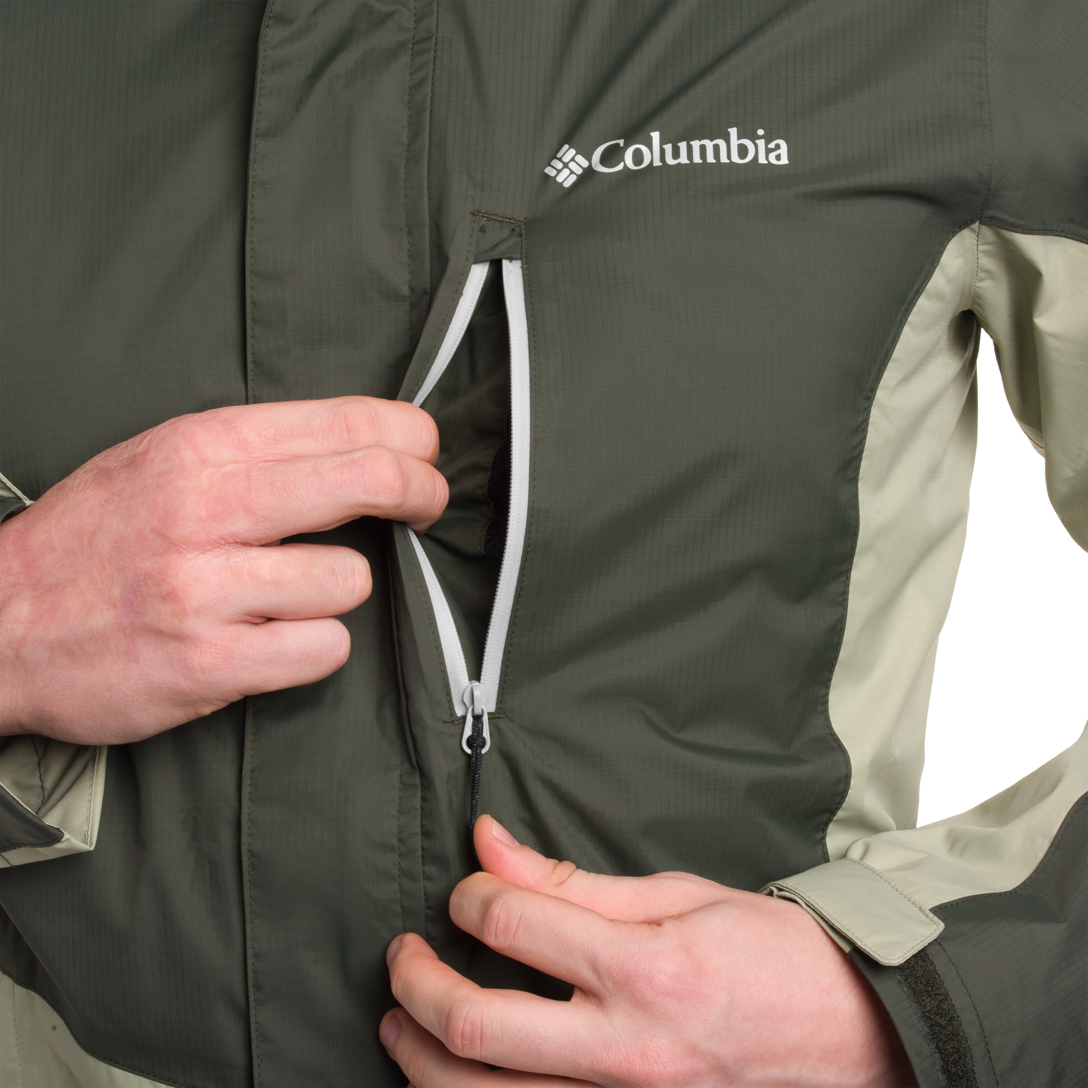 Columbia - Pouring Adventure III Jacke - Greenscape/Safari