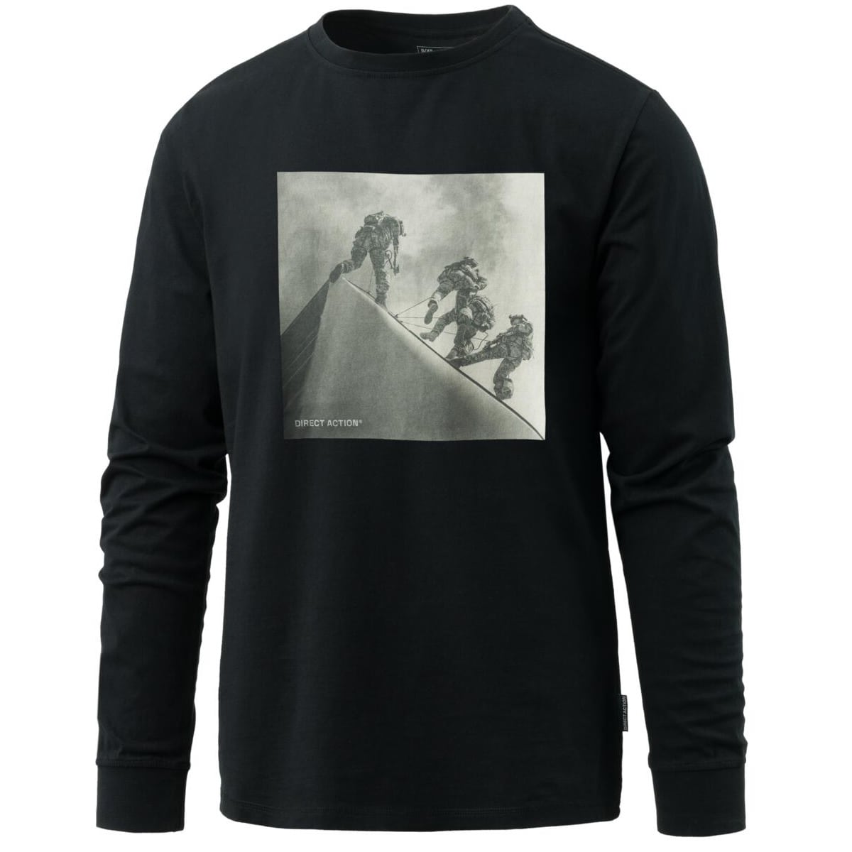 Direct Action - Longsleeve DA Rope T-Shirt - Black