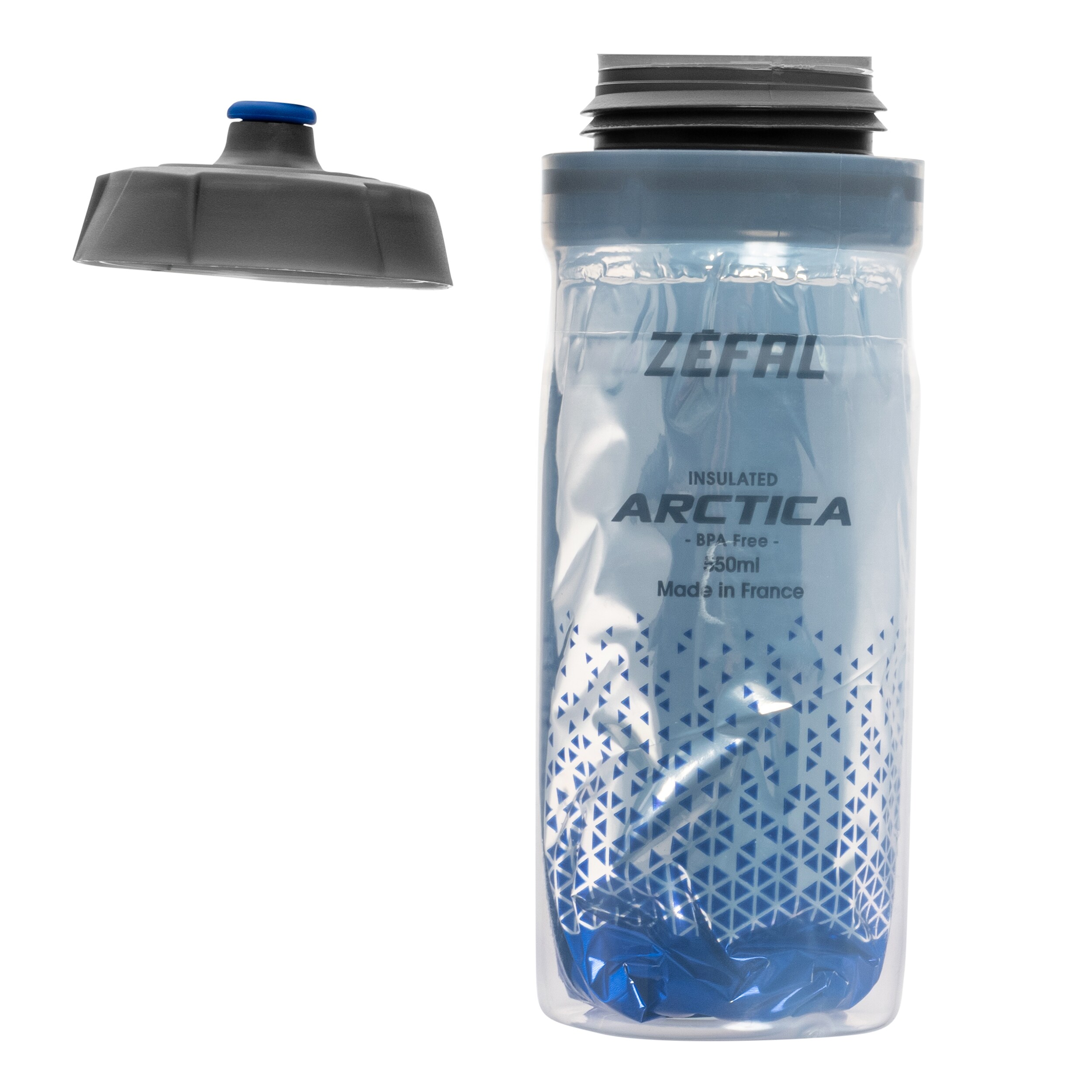 Zefal - Arctica 55 Bidon 550 ml - Silver/Blue