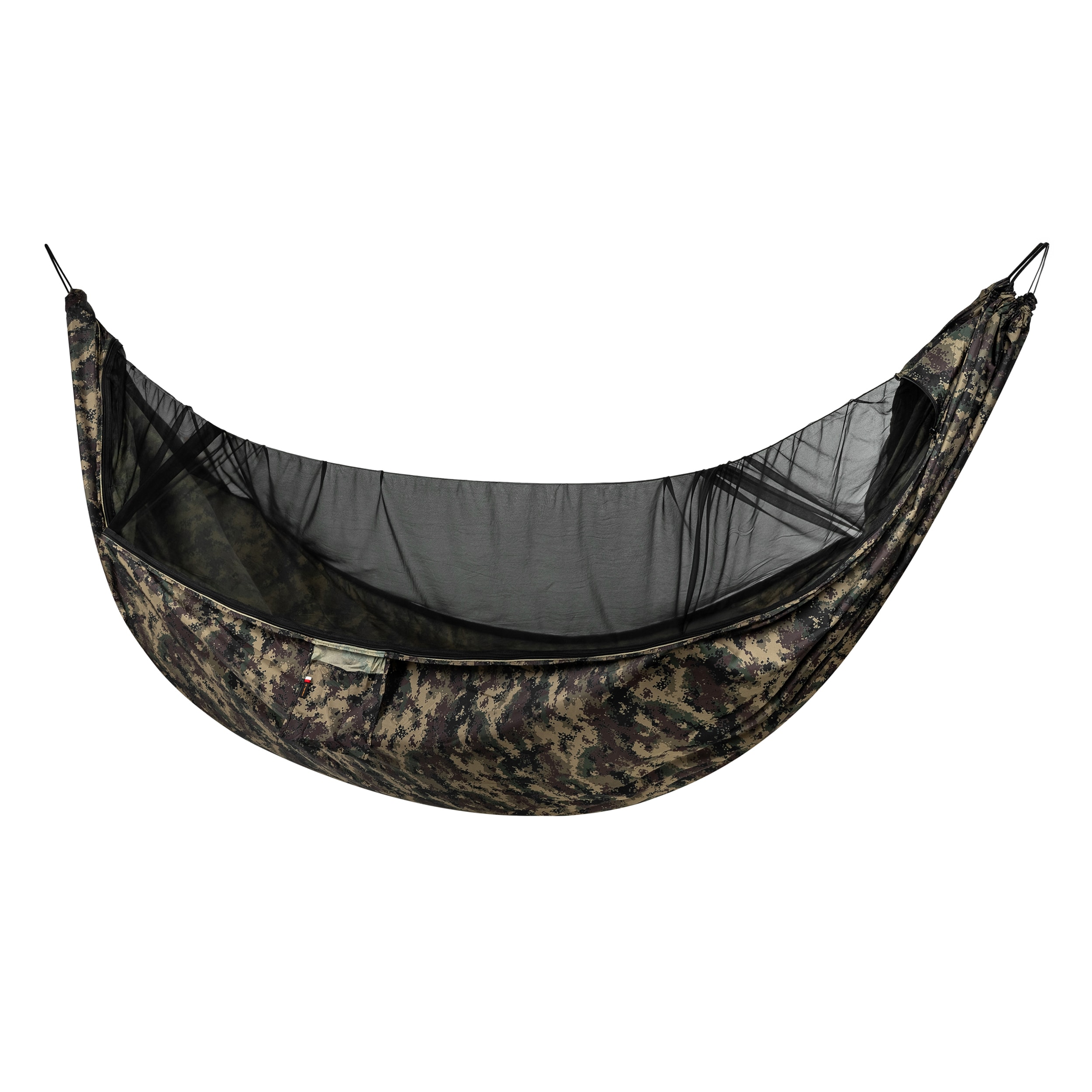 TigerWood - Libelle V2 Long Pocket Camo Ultraleichte Hängematte - mit Moskitonetz