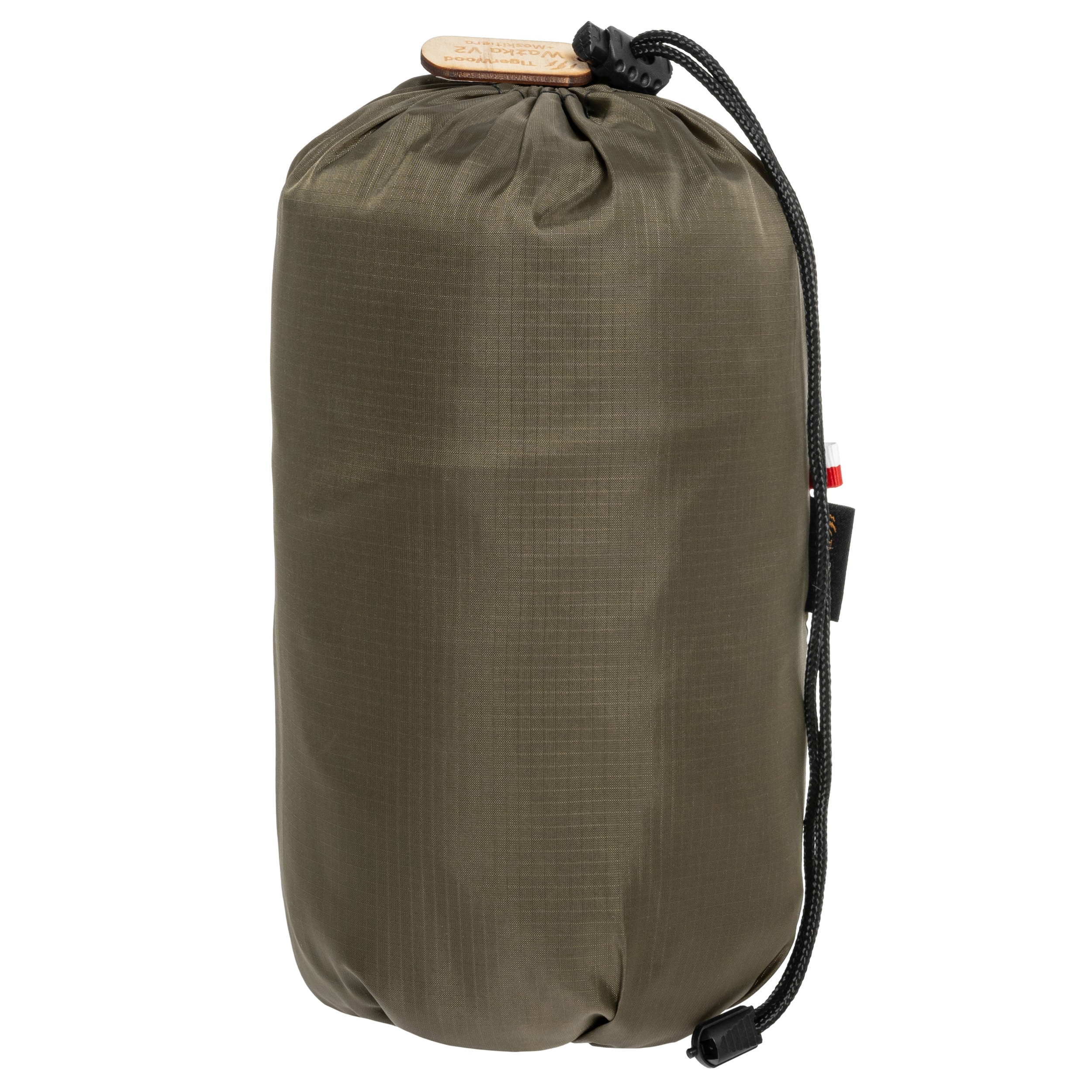 TigerWood - Ważka V2 Long Double Zip Khaki Ultraleichte Hängematte - mit Moskitonetz