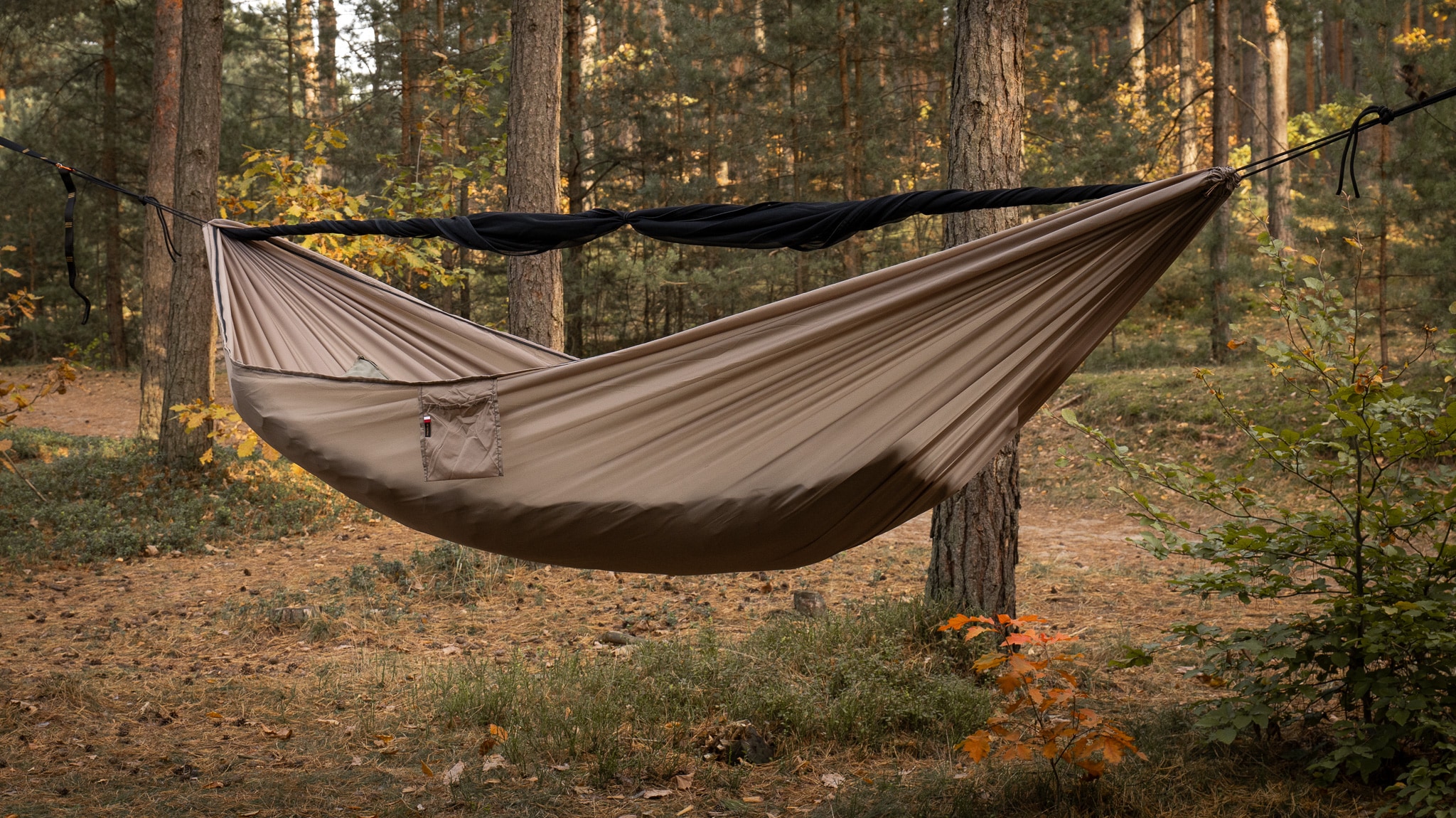 TigerWood - Libelle V2 Long Double Zip Desert Ultraleichte Hängematte - mit Moskitonetz