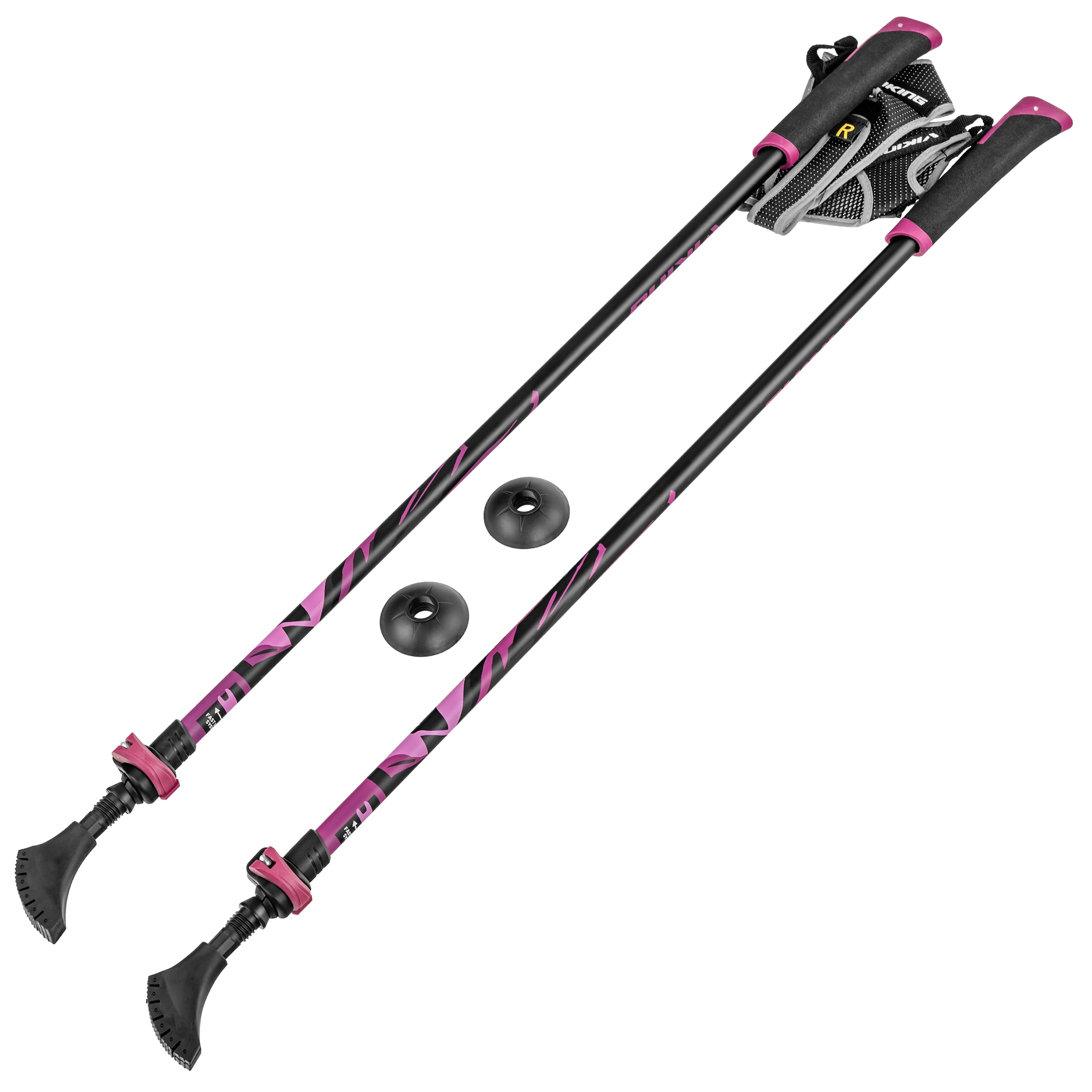 Viking - Uppsala Nordic Walking Stöcke - Schwarz