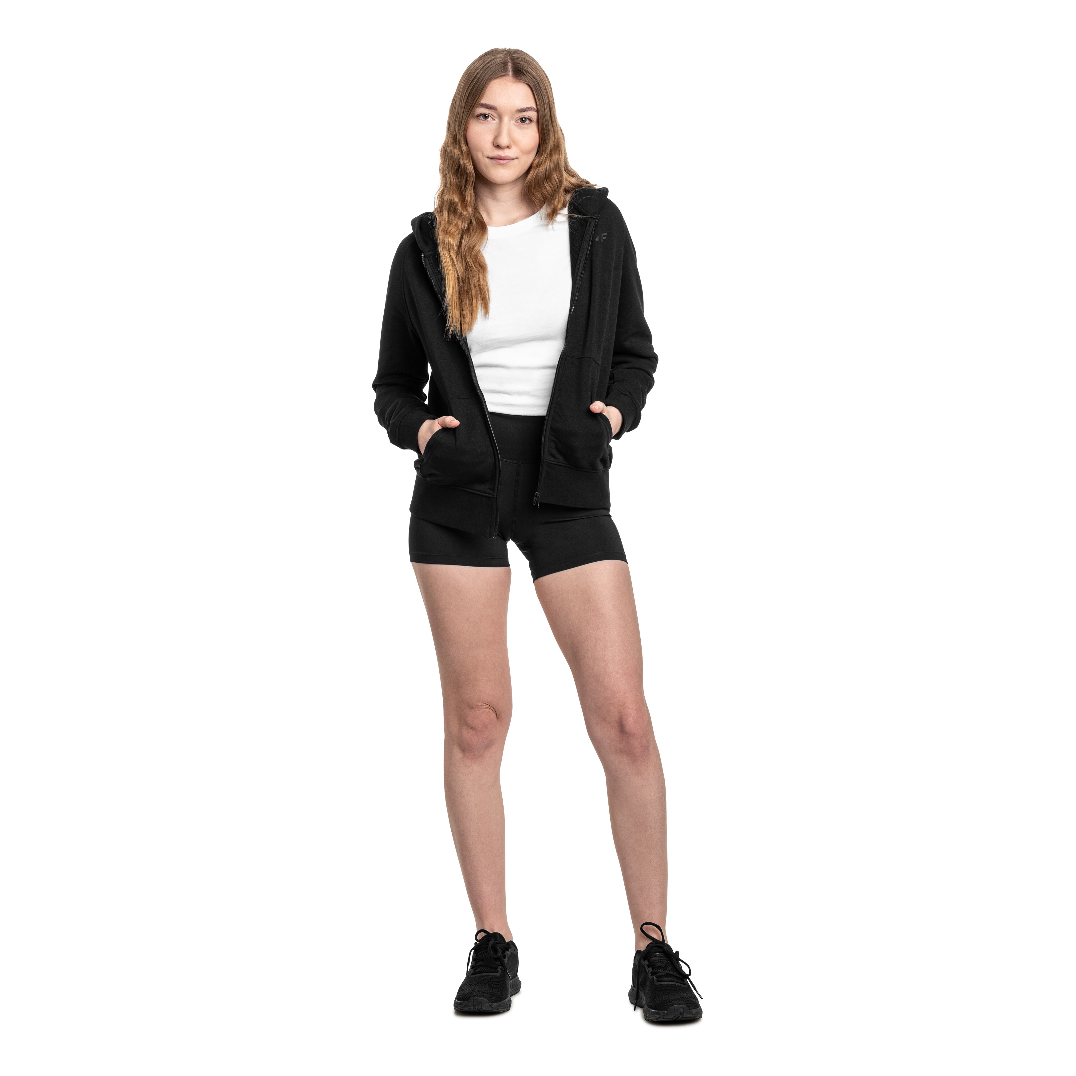 4F - FNK F021 Damenshorts - Schwarz