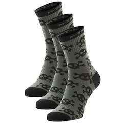 M-Tac - MK.3 Pirate Skull Socken - 3 Paar - Olive