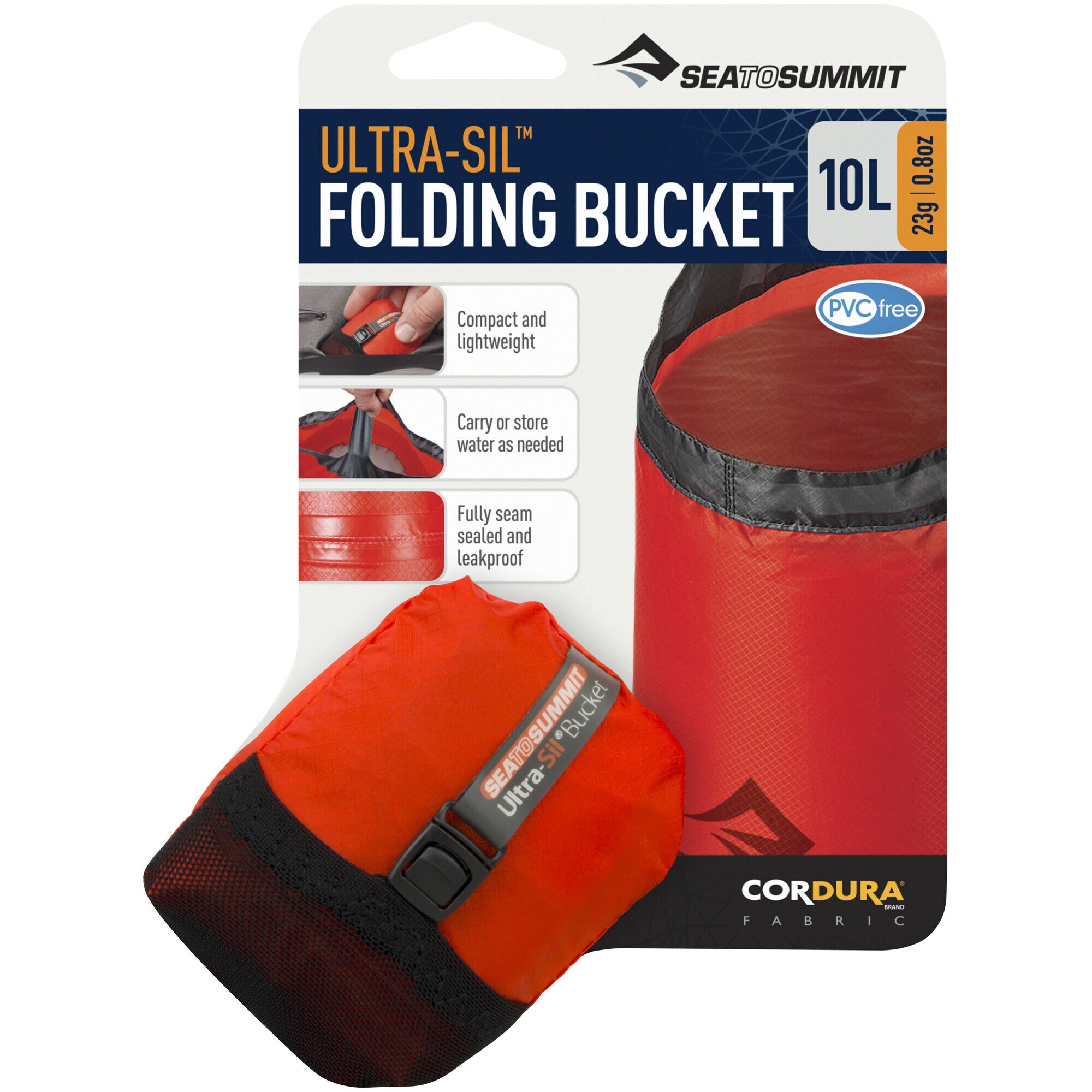 Sea to Summit - Ultra Sil Klappbarer Reiseeimer 10 l - Red
