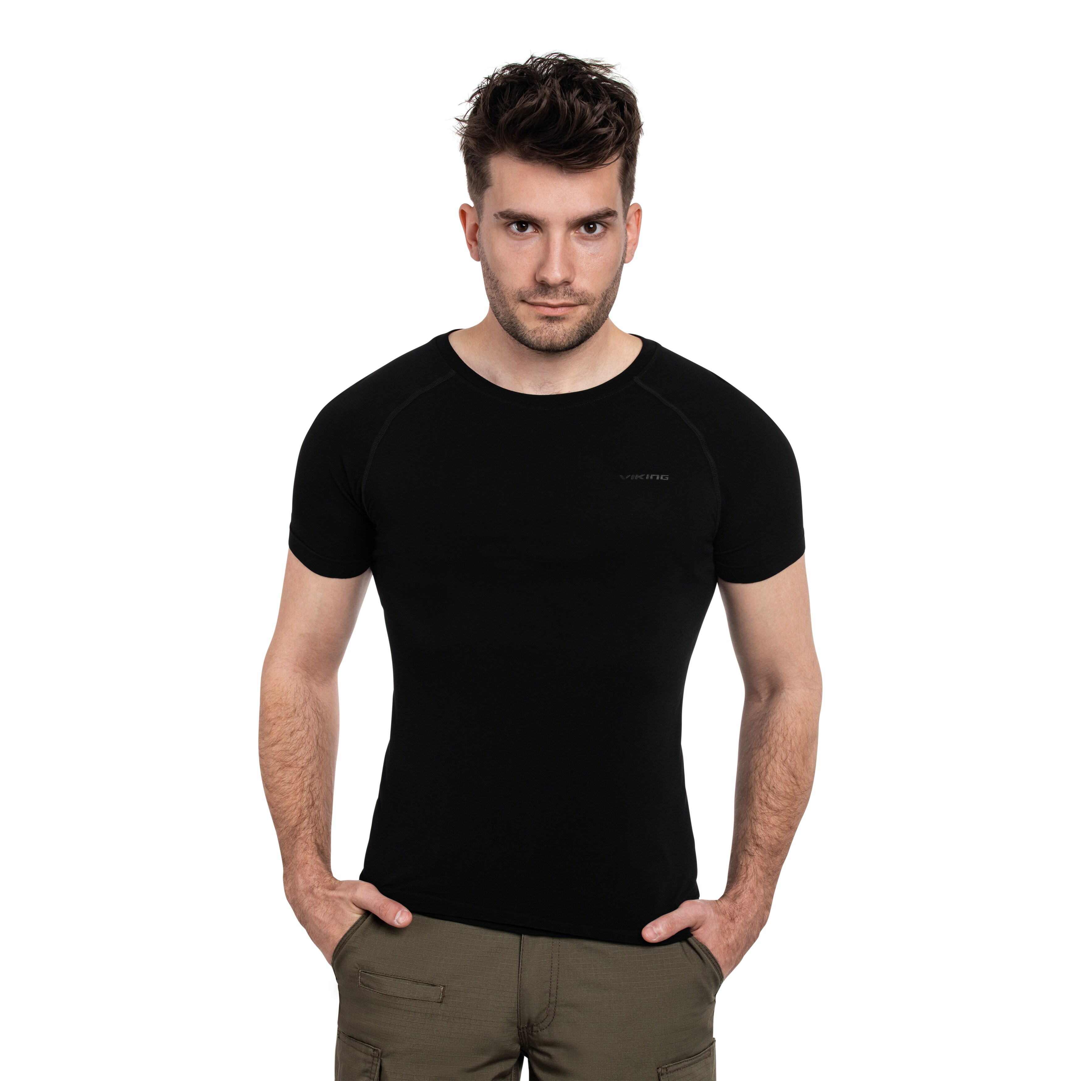 Viking - Bamboo Lockness T-Shirt - Black
