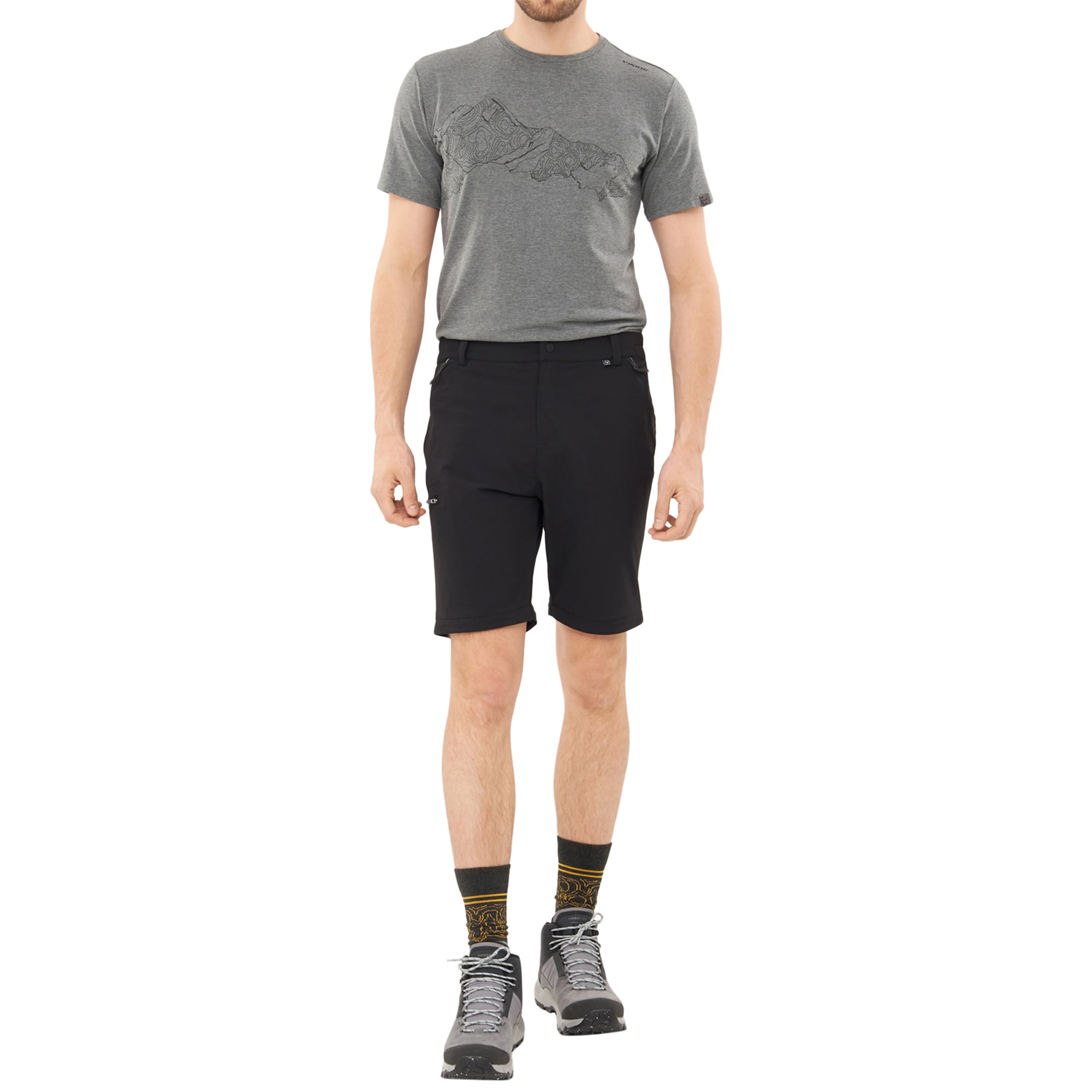 Viking - Rocklyn 2-in-1-Trekkinghose - Black