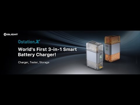 Olight - Ostation X AA Ladestation - Amber