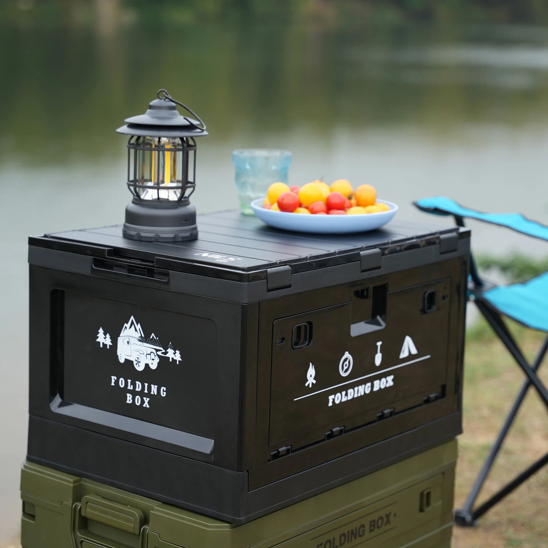 Nils Camp - NCB4006 Transportkiste 50 l mit Platte