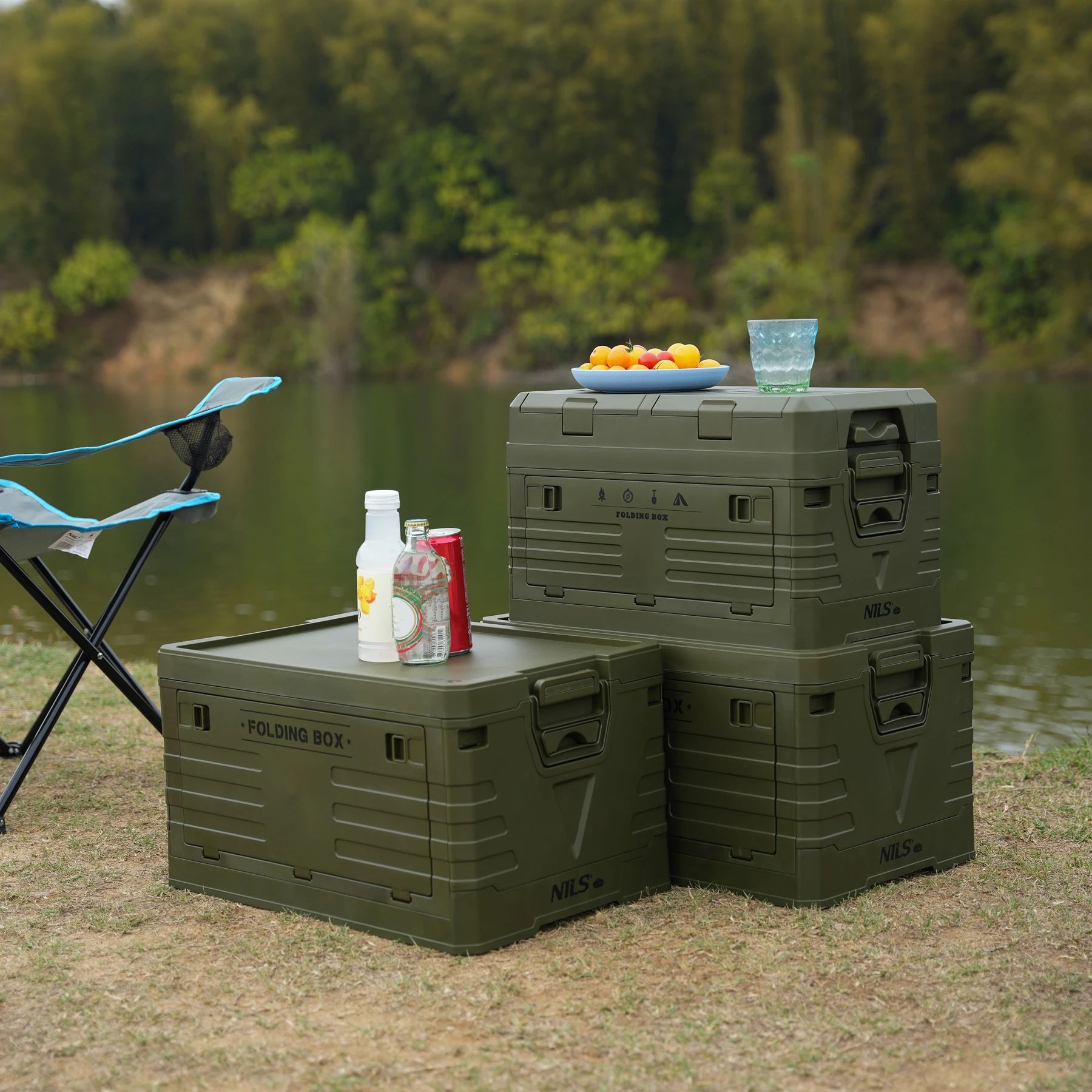Nils - Camp NCB4003 Transportbox 50 l - Grün