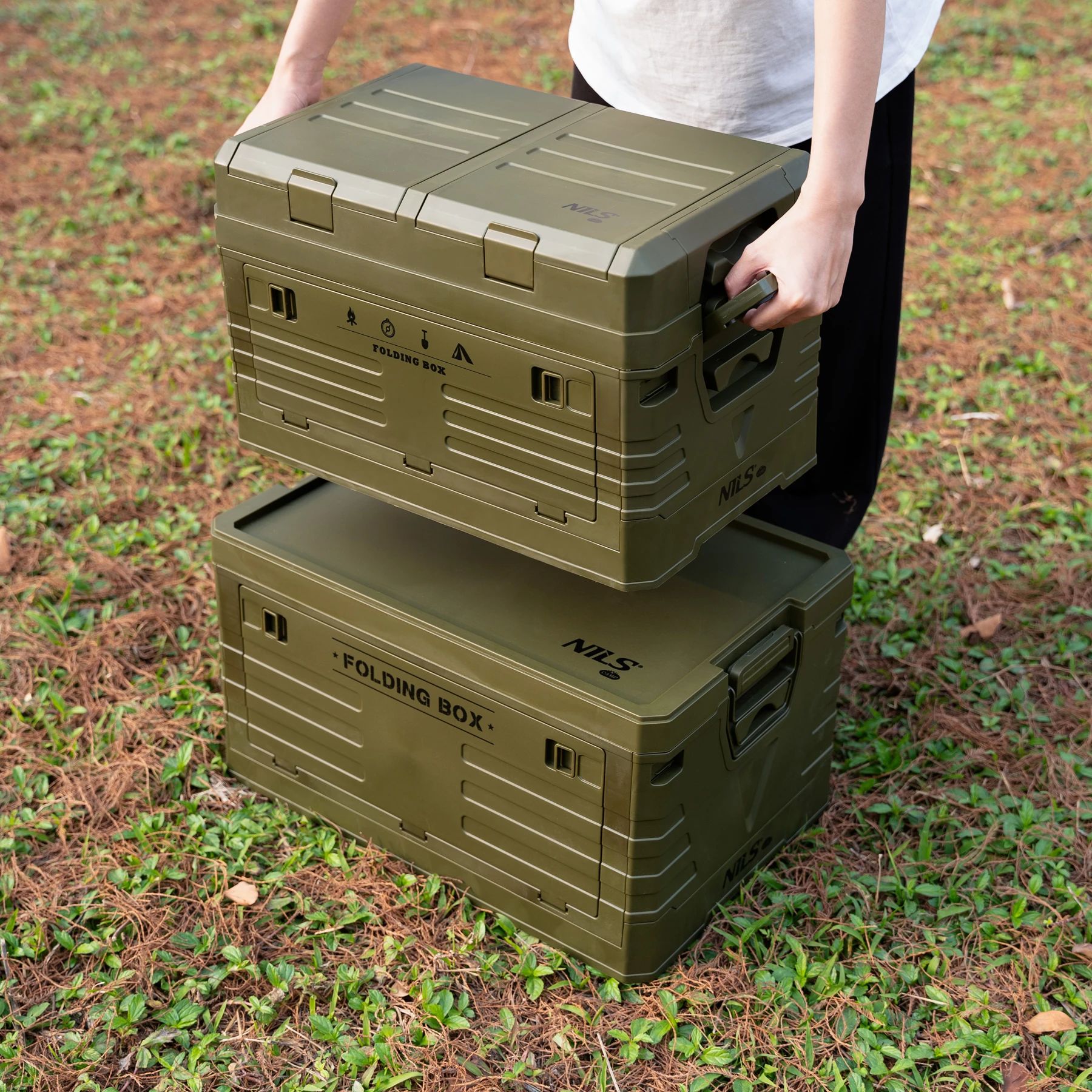 Nils - Camp NCB4003 Transportbox 50 l - Grün