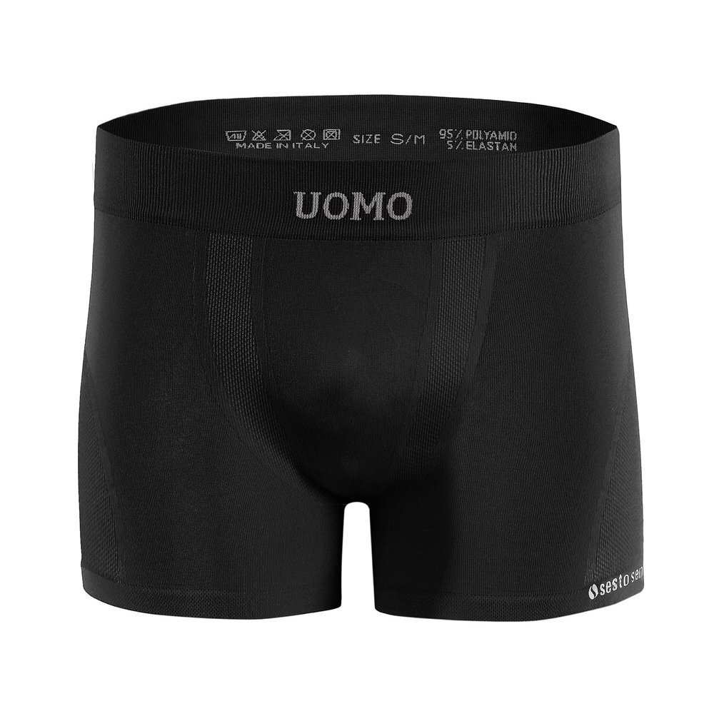 Sesto Senso - Solar Black Boxershorts - 2 Paar