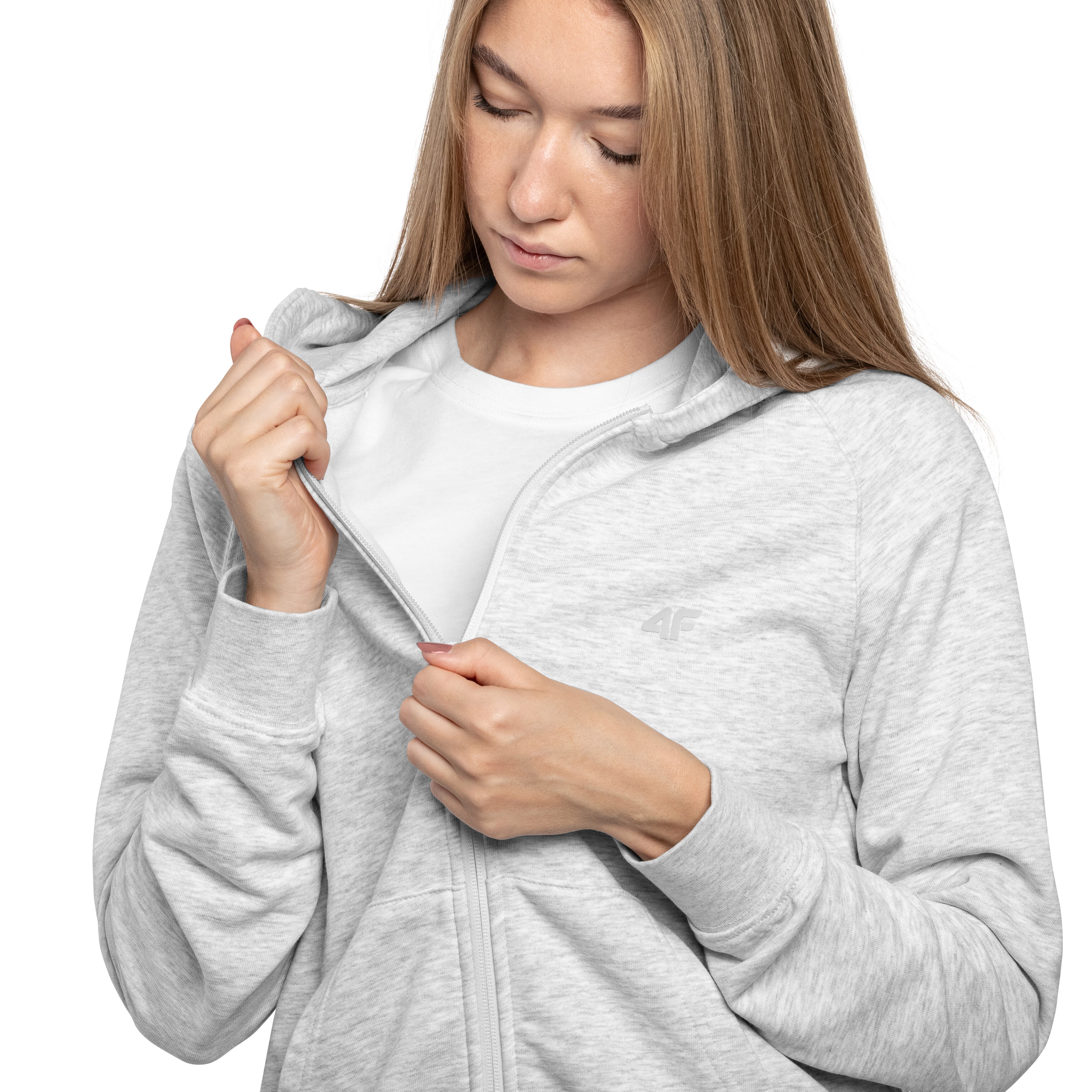 4F - F1763 Sweatshirt für Damen - Grau