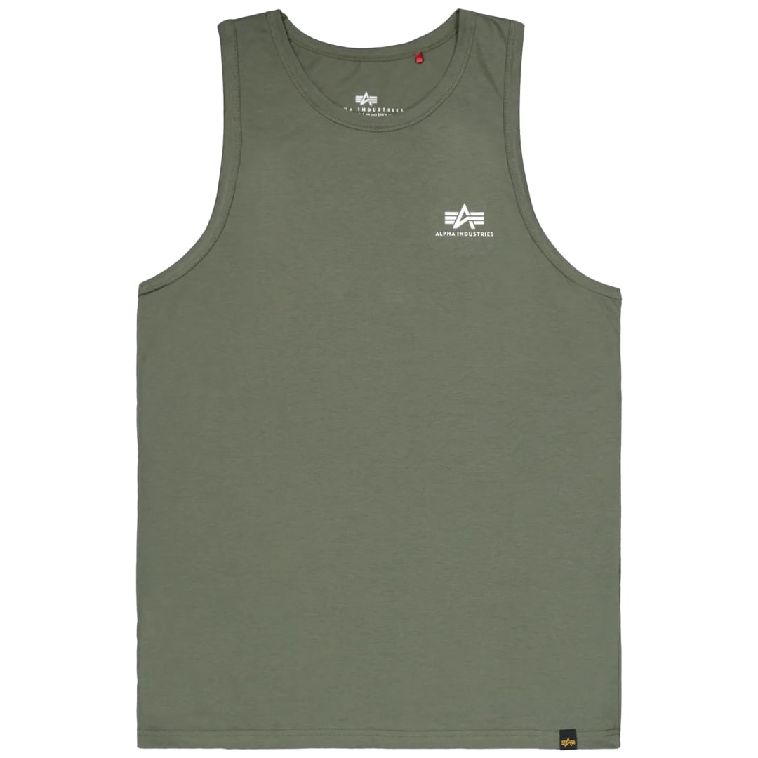 Alpha Industries - Tank Top Small Logo T-Shirt - Dark Olive
