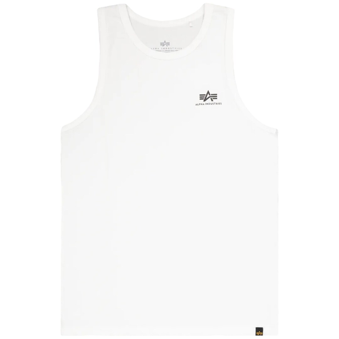 Alpha Industries - Small Logo Tank Top T-Shirt - White