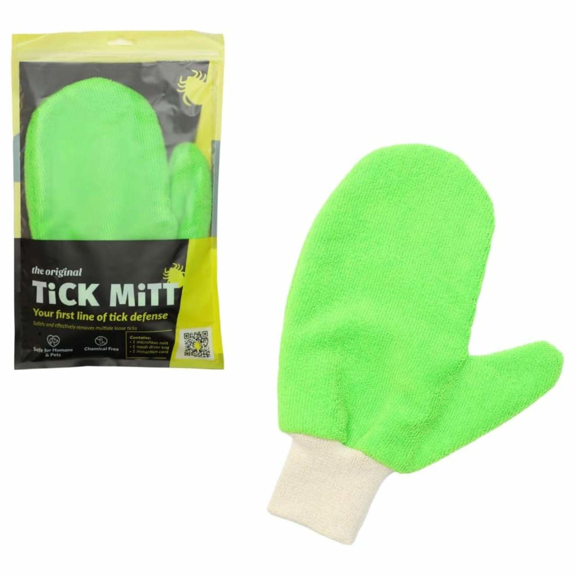 Tick Mitt - Handschuh zur Zeckenentfernung - Grün