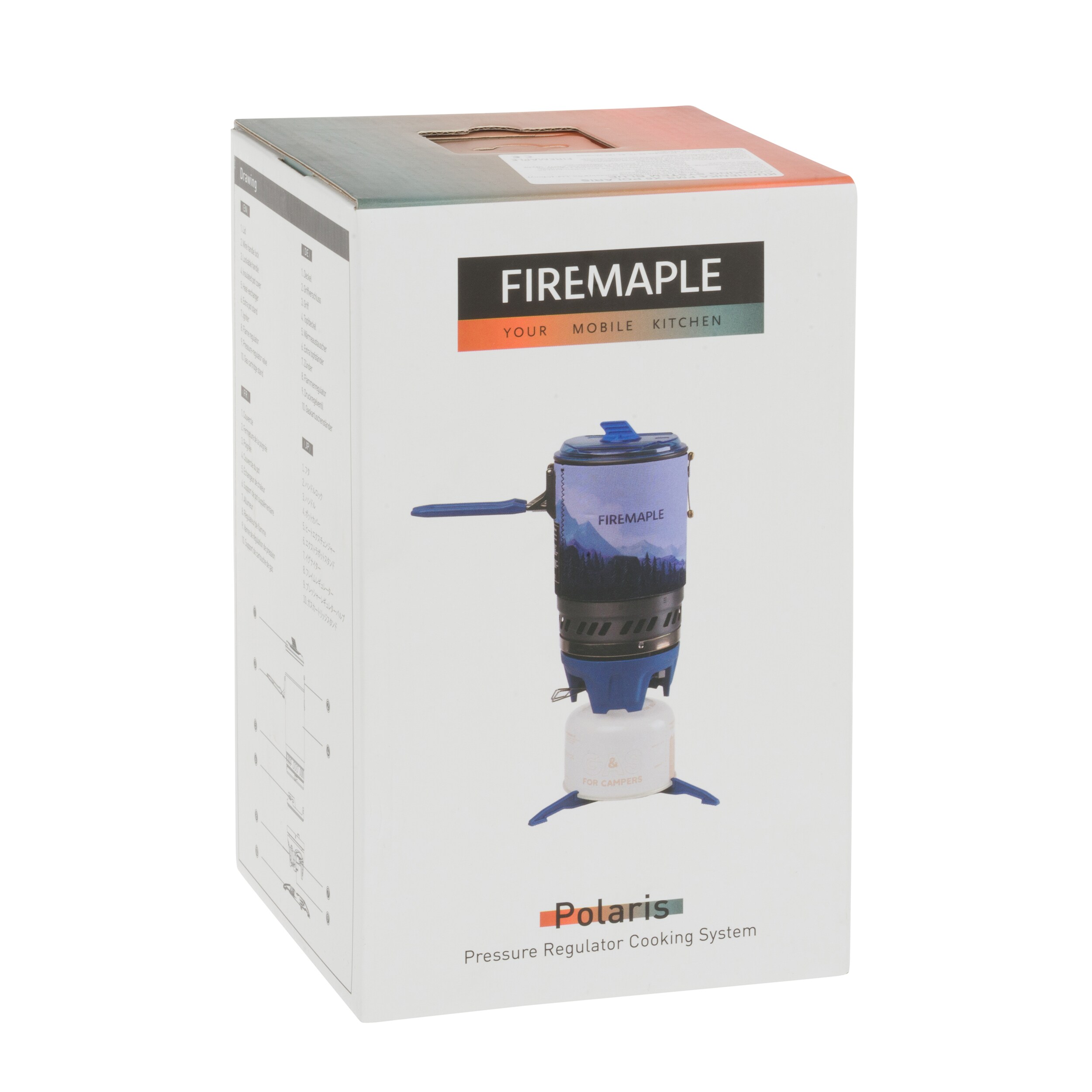 Fire Maple - FMS-X5 Polaris Cooking System - Touristenkocher mit Topf - Blue