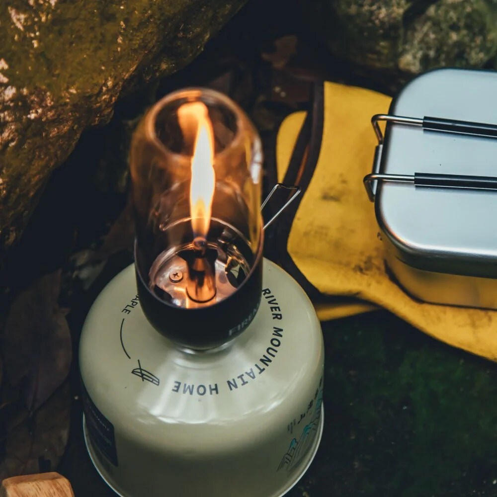 Fire Maple - Orange Gaslampe - Black