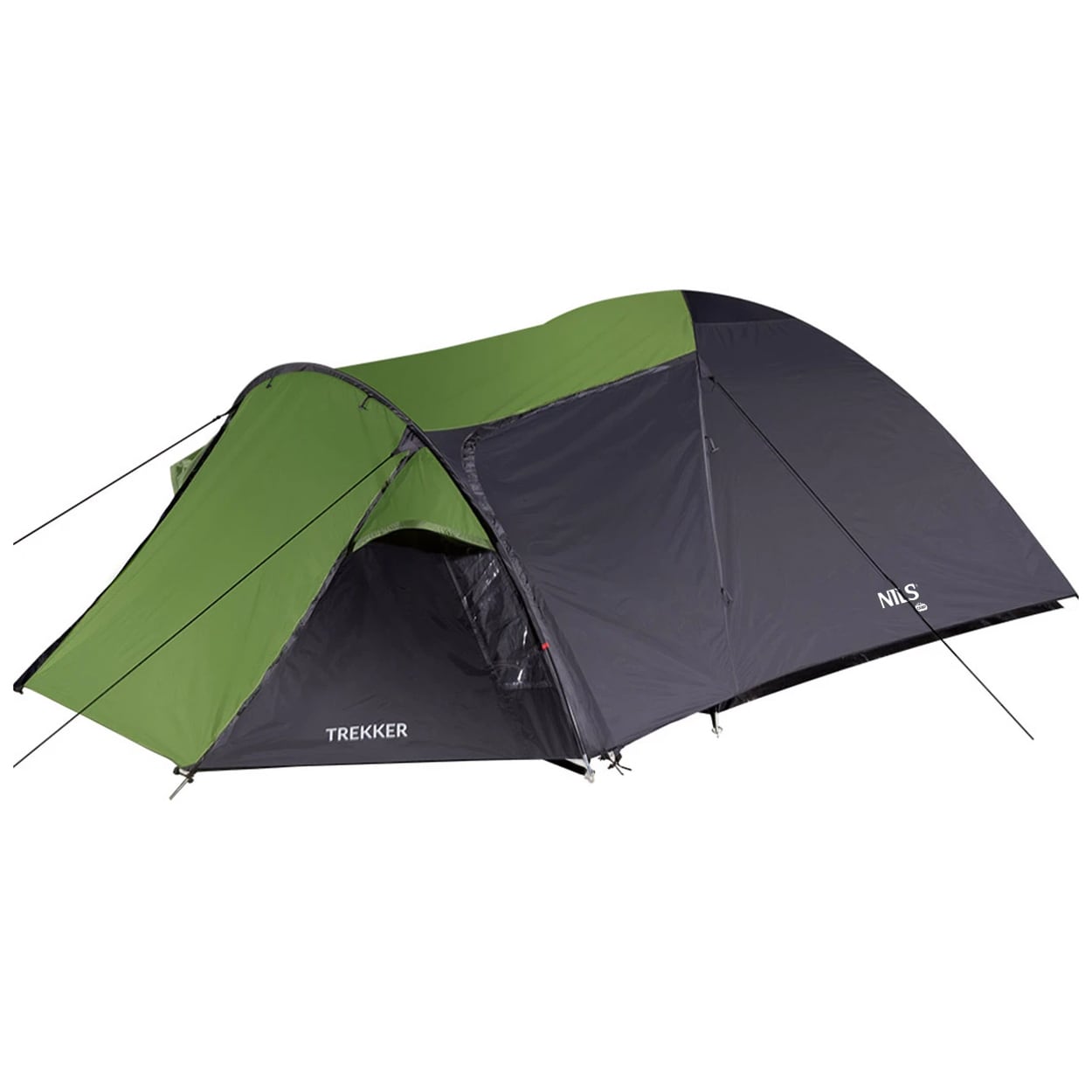 Nils - Camp Trekker NC6012 - 4-Personen Zelt - schwarz-grün