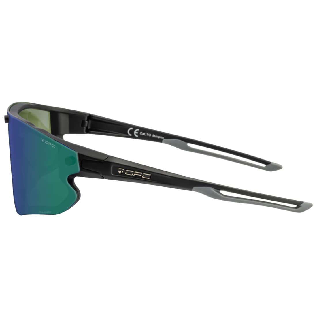 OPC All Round Morpho Sonnenbrille - Matt Black/Green/Yellow Set