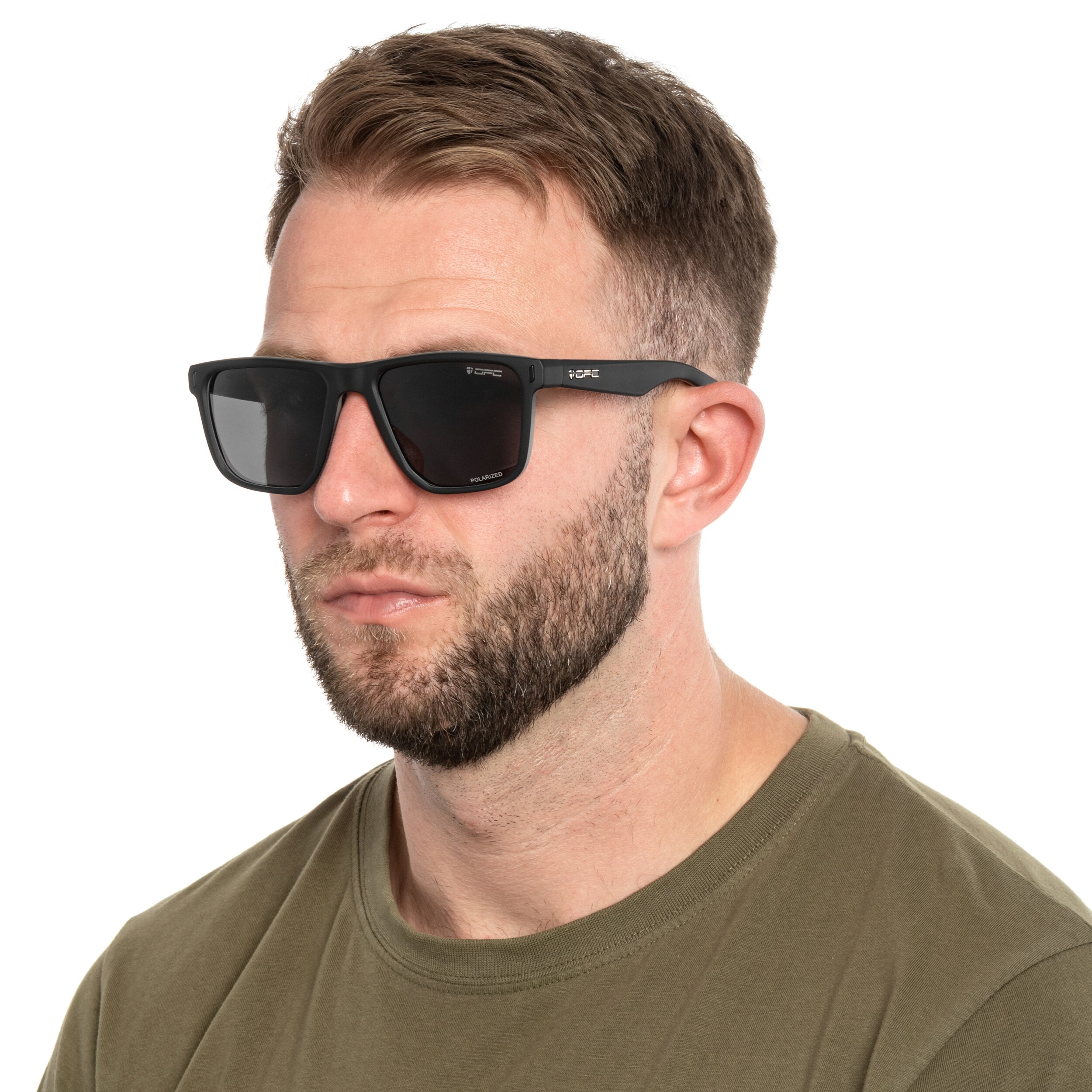 OPC Lifestyle Miami Matt Black/Smoke Sonnenbrille mit Polarisierung