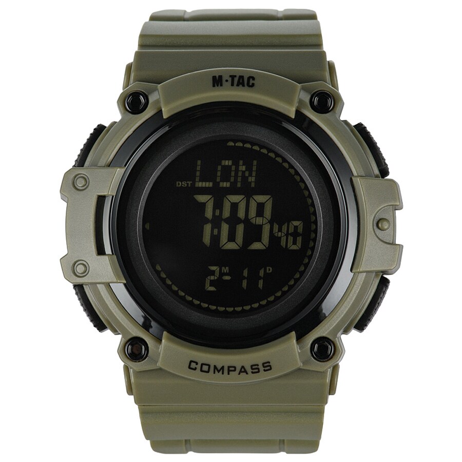 M-Tac - Taktische Armbanduhr mit Kompass 2233 – Ranger Green
