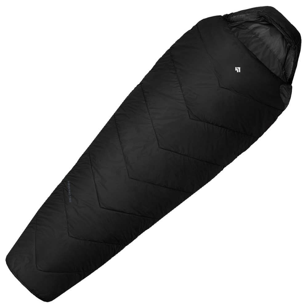 Alpinus - Fiber Pro 1300 Schlafsack Links – Anthrazit