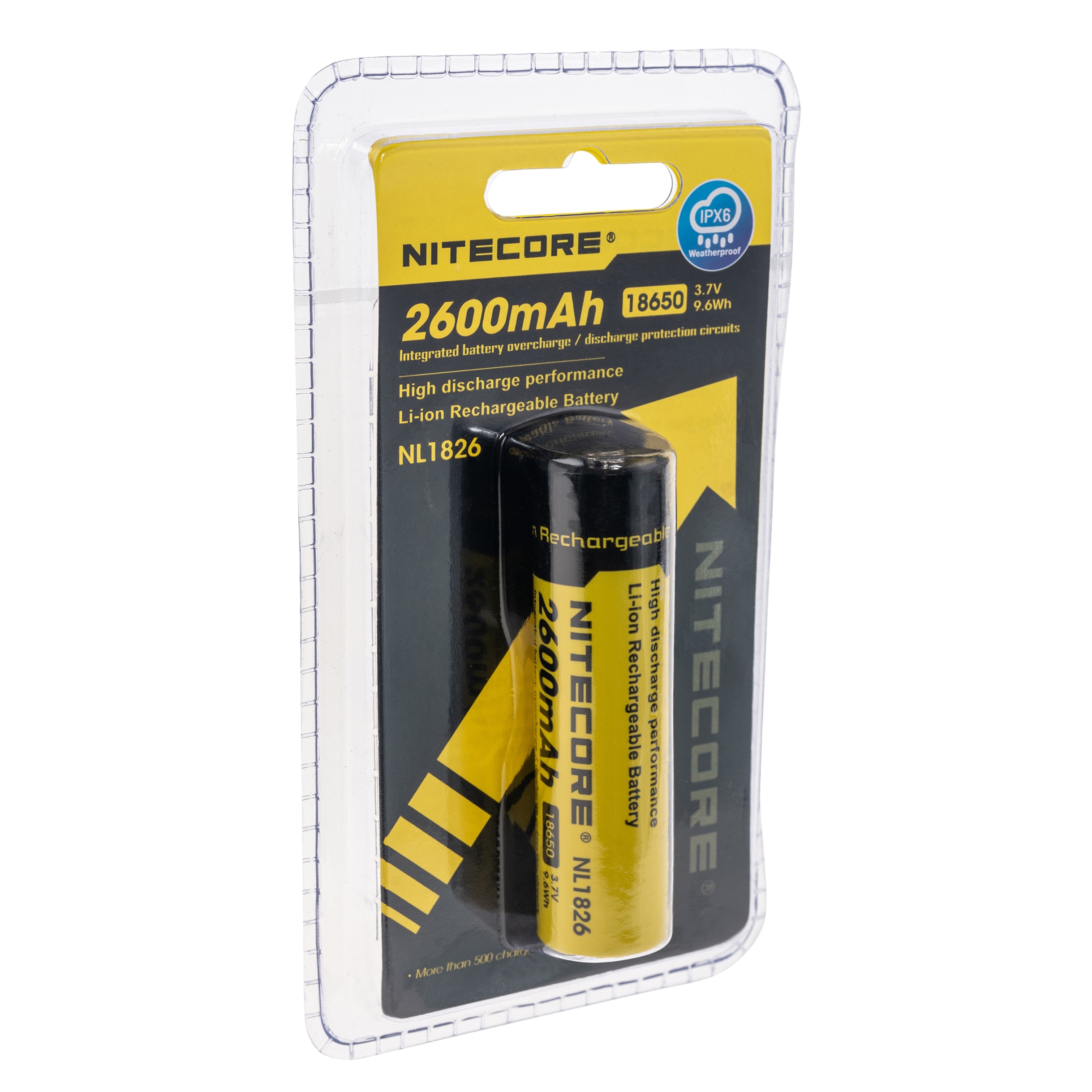 Nitecore - NL1826 18650 3,7-V-Akku - 2600 mAh