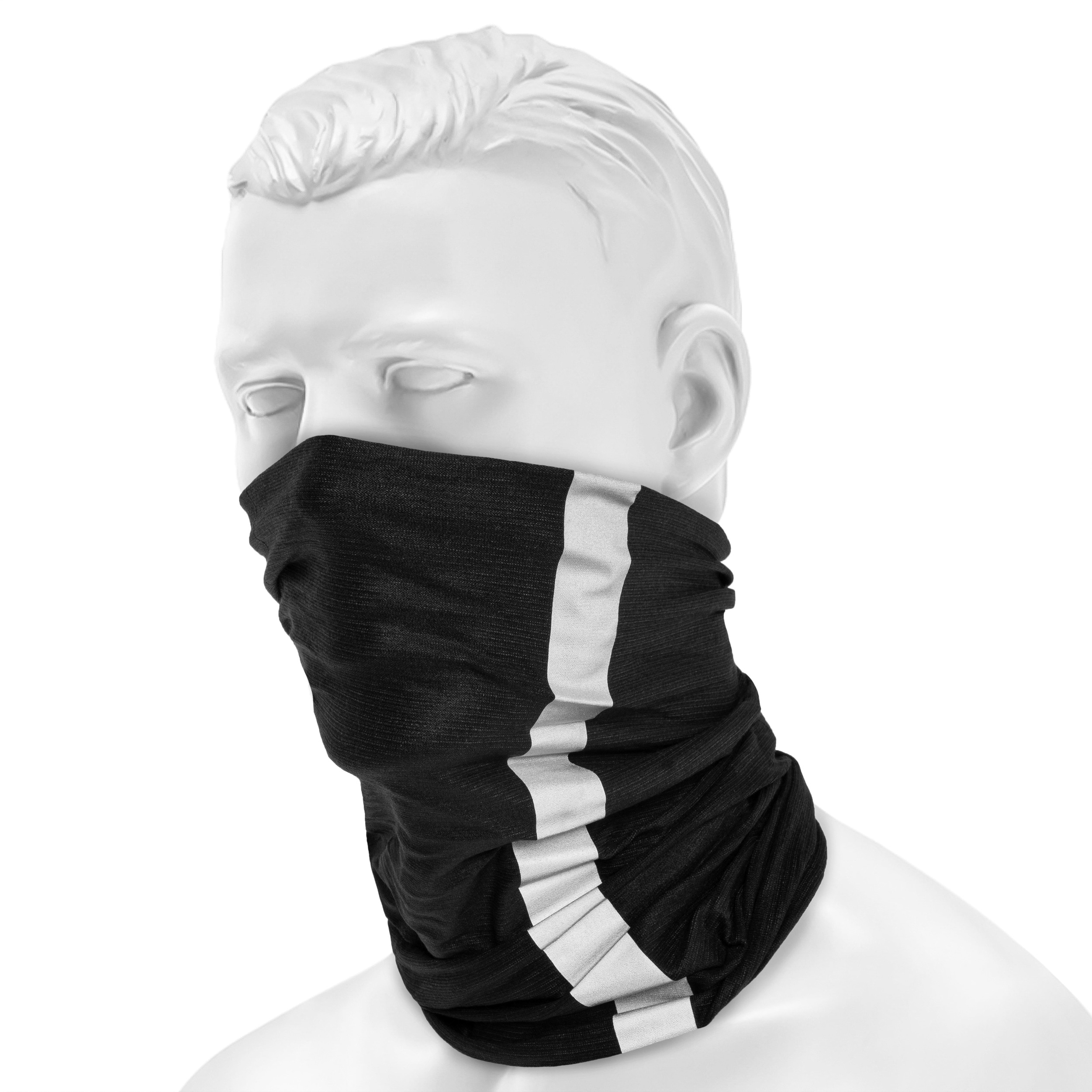 Buff - Safety Coolnet UV Reflective Schlauchtuch - R-Solid Black