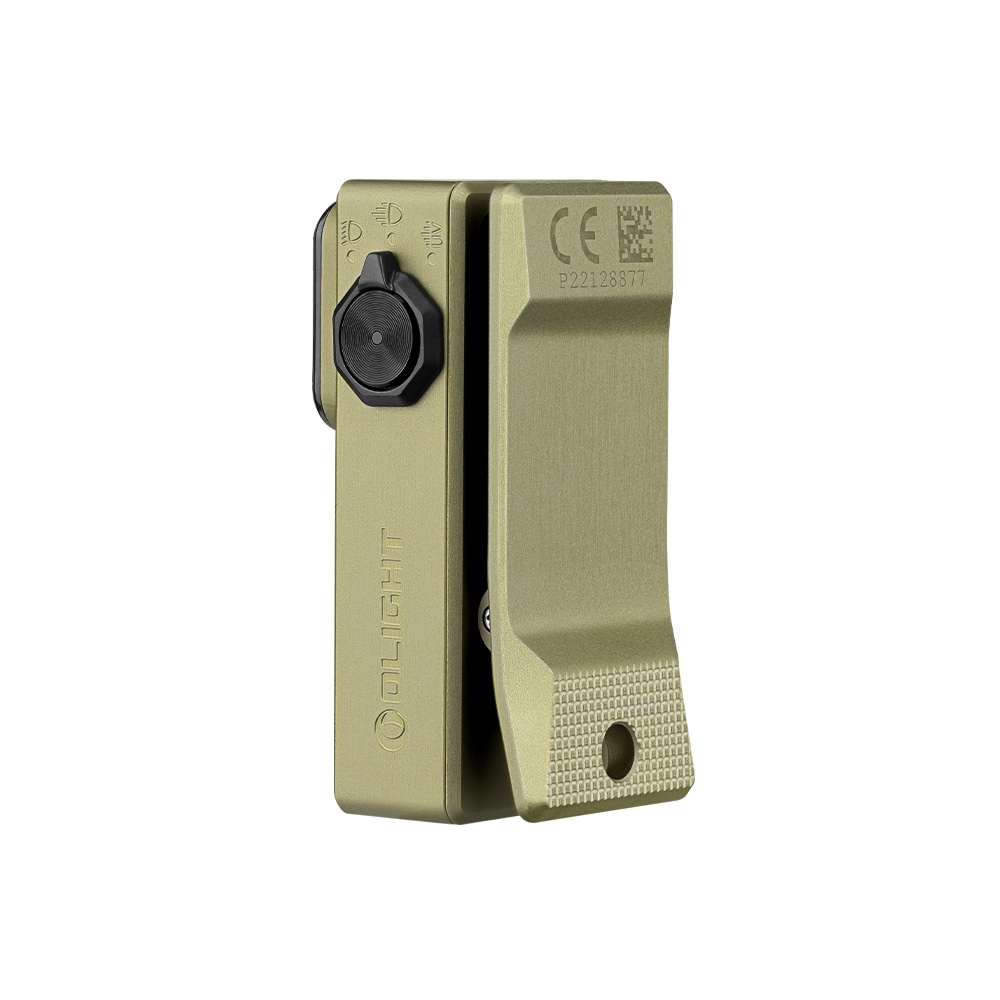 Olight - Oclip Ultra Olive Green wiederaufladbare Taschenlampe - 530 Lumen
