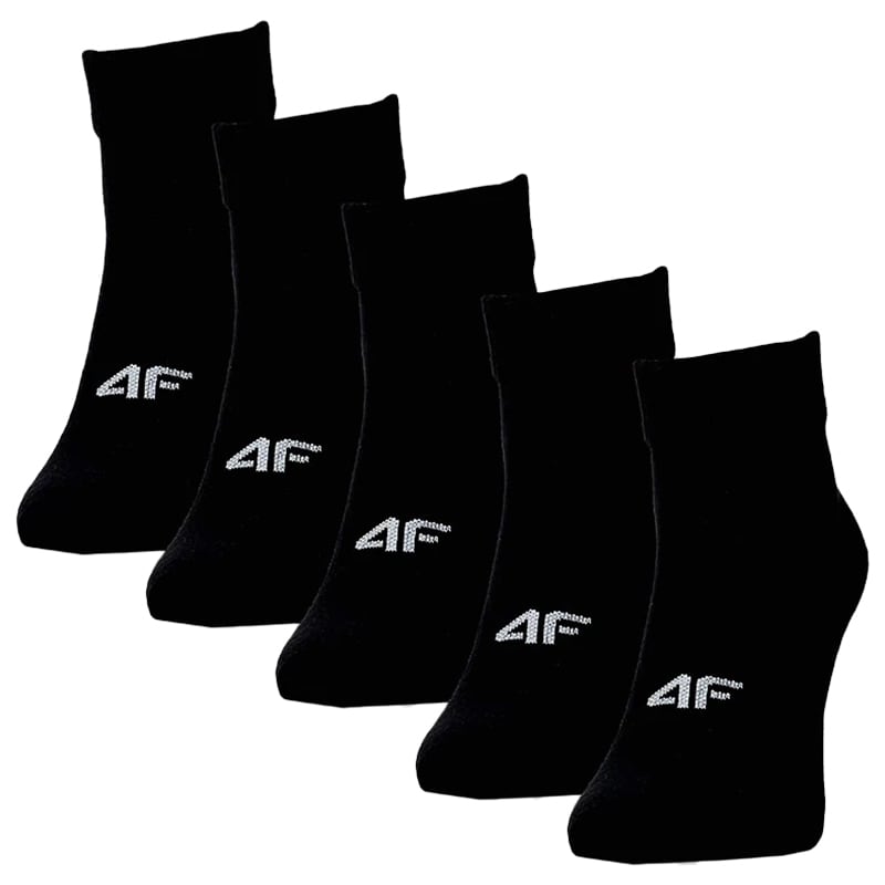 4F - M480 Socken Schwarz - 5 Paar