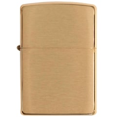 Zippo - Benzinfeuerzeug - Brass Brushed