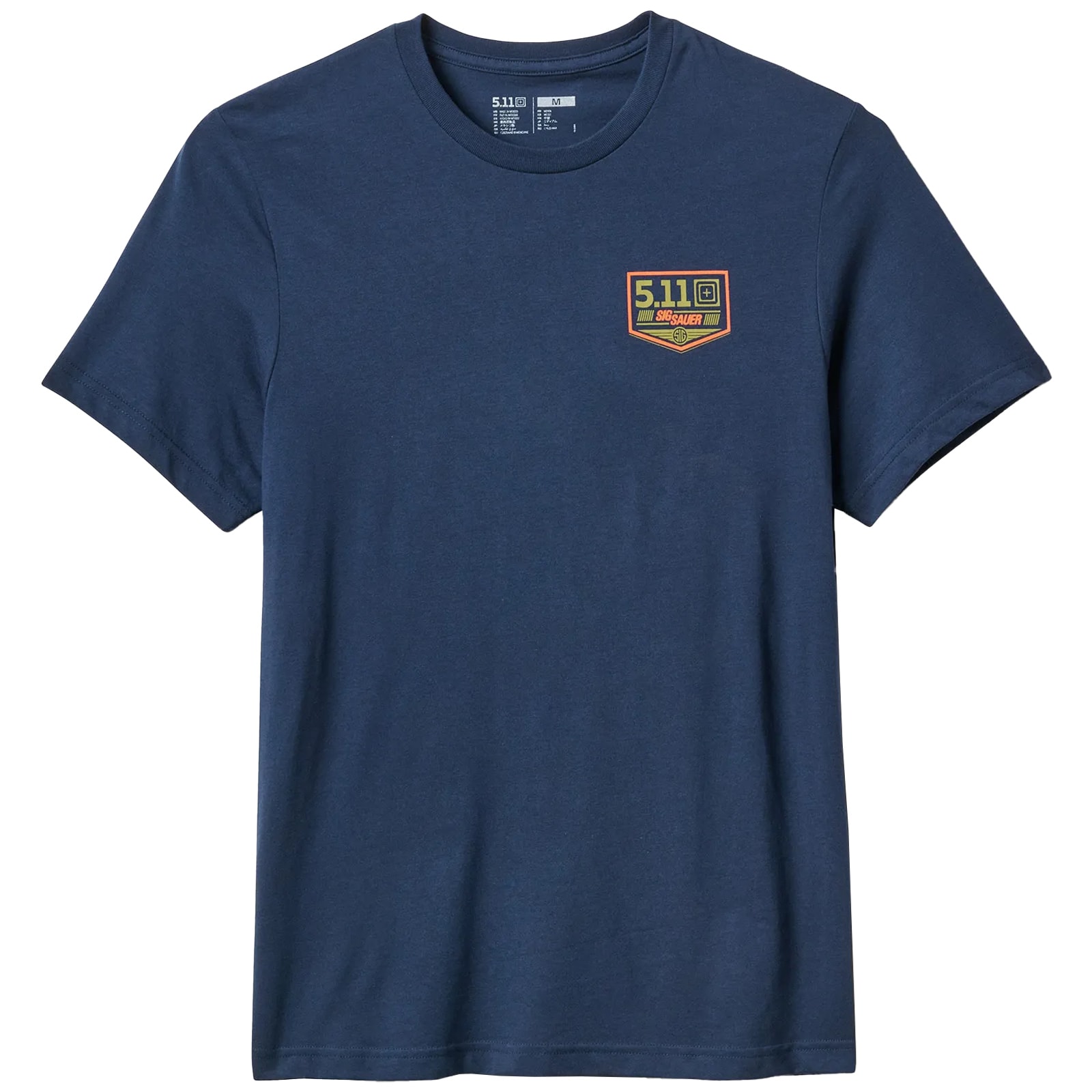 5.11 - x SIG SAUER Crest Tee - T-Shirt - Pacific Navy