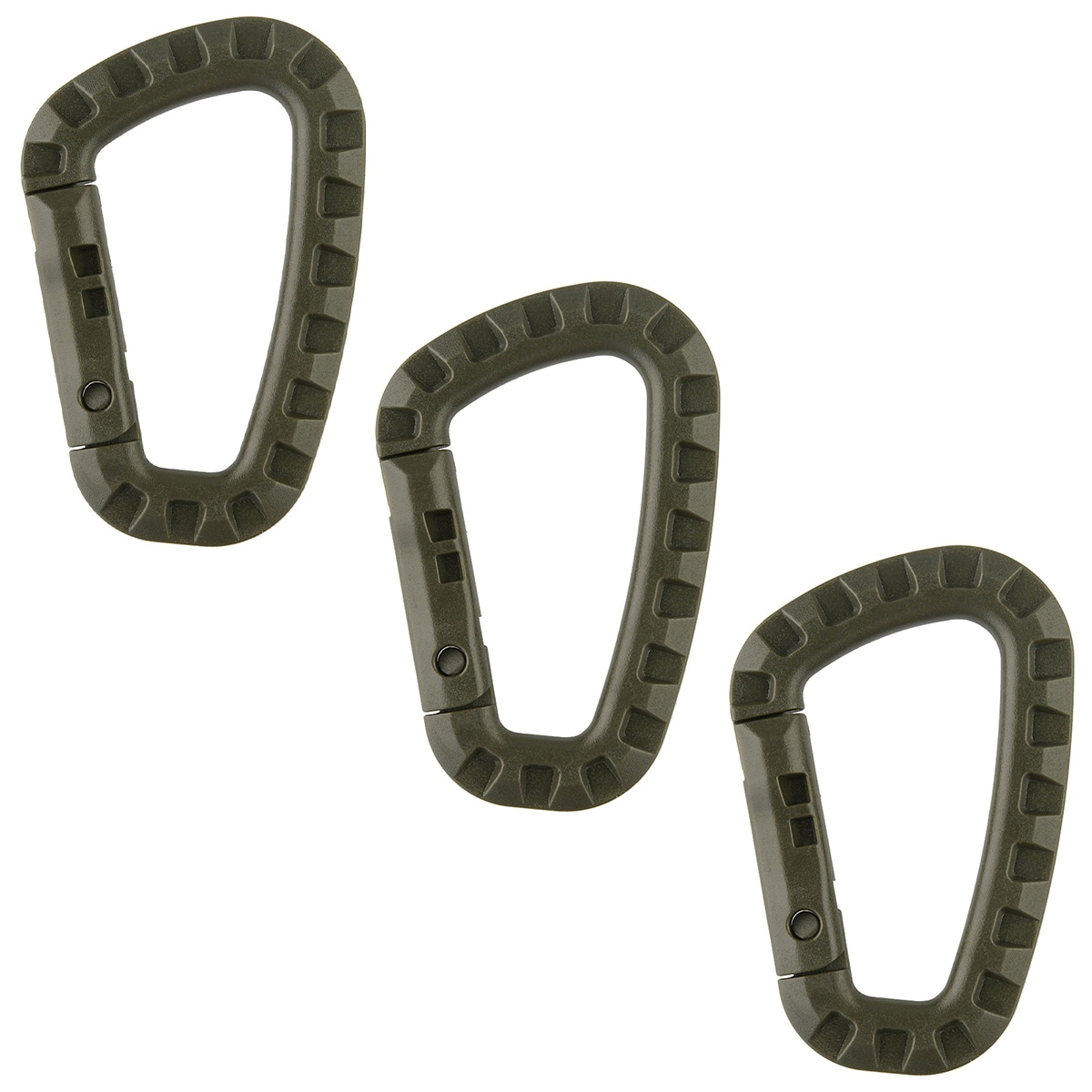 M-Tac - Karabiner Olive - 3 Stk.